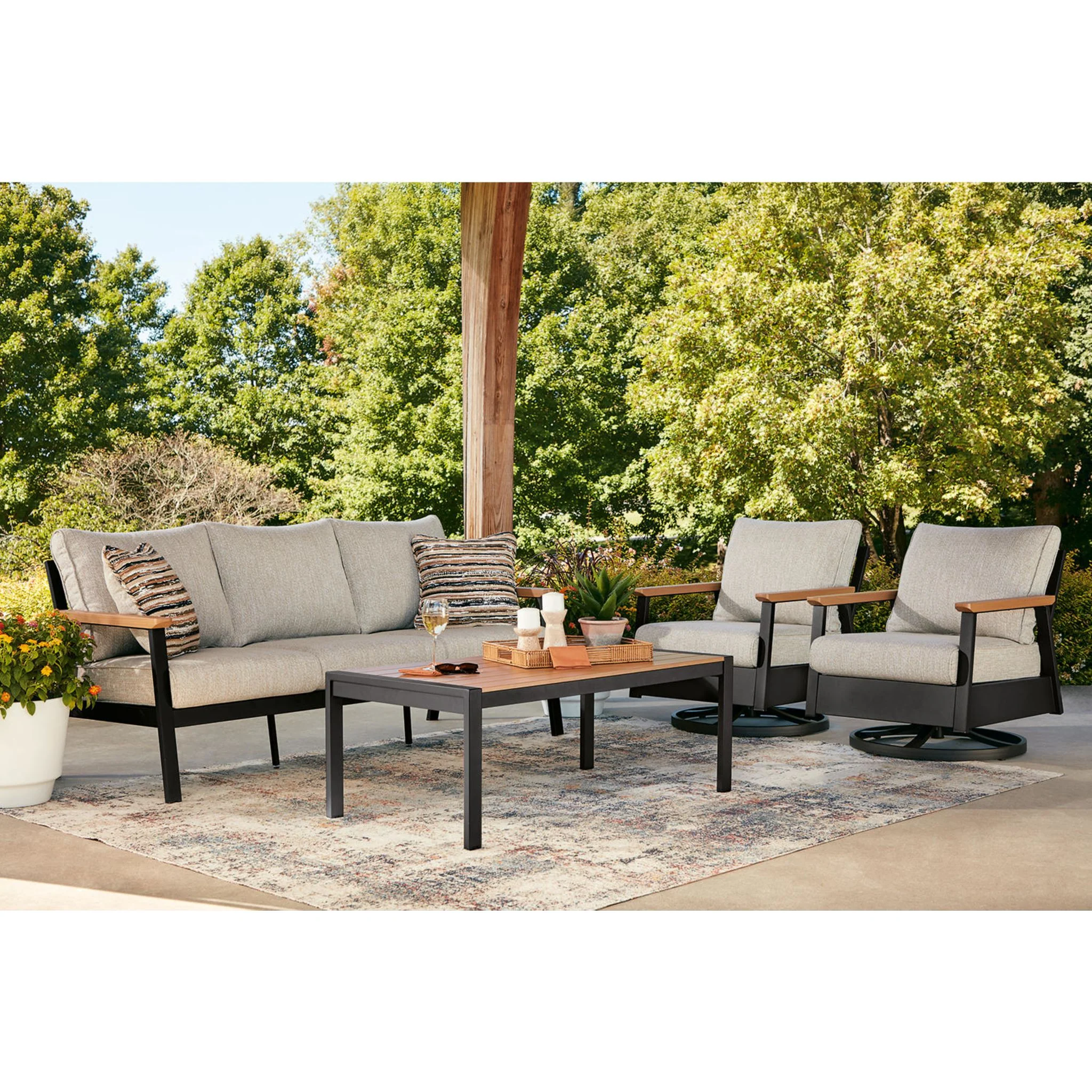 Carlsbad Beach 4 Piece Outdoor Seating - Image 2