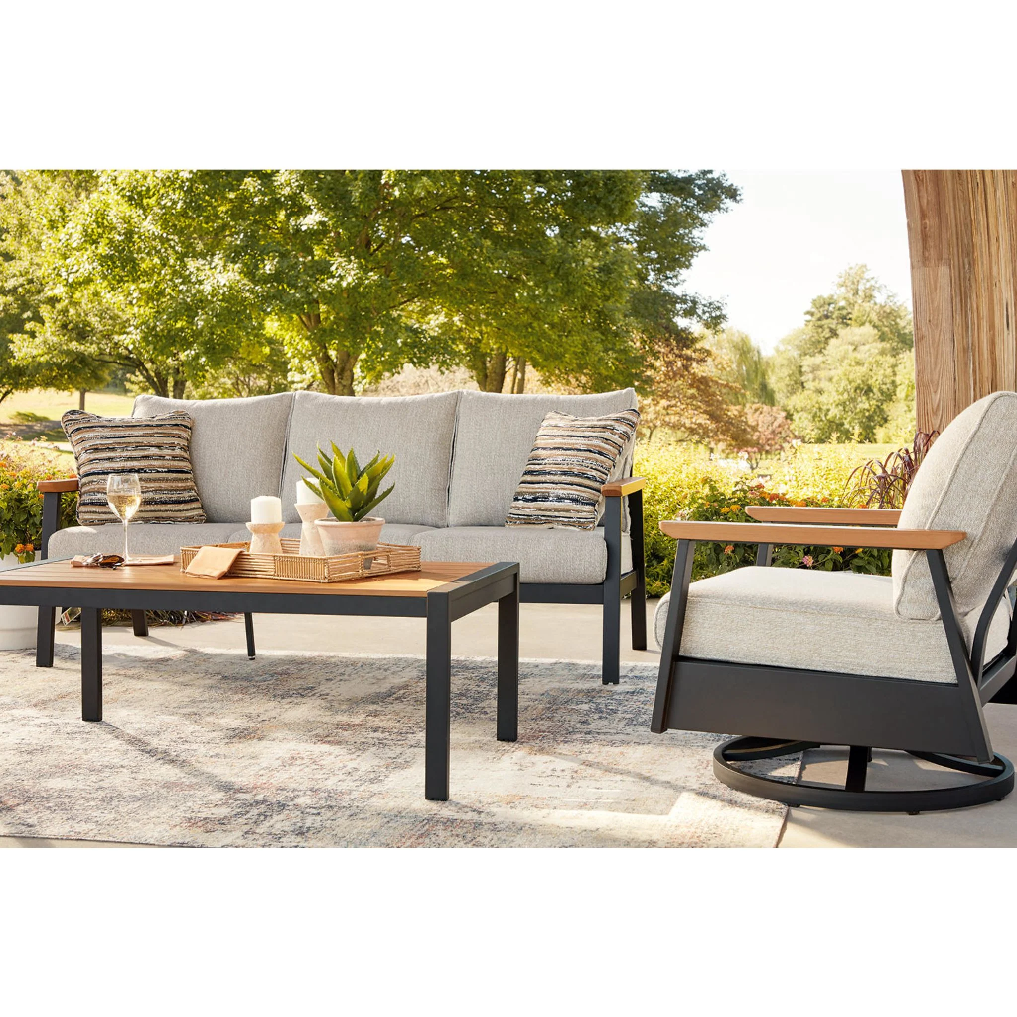 Carlsbad Beach 4 Piece Outdoor Seating - Image 4