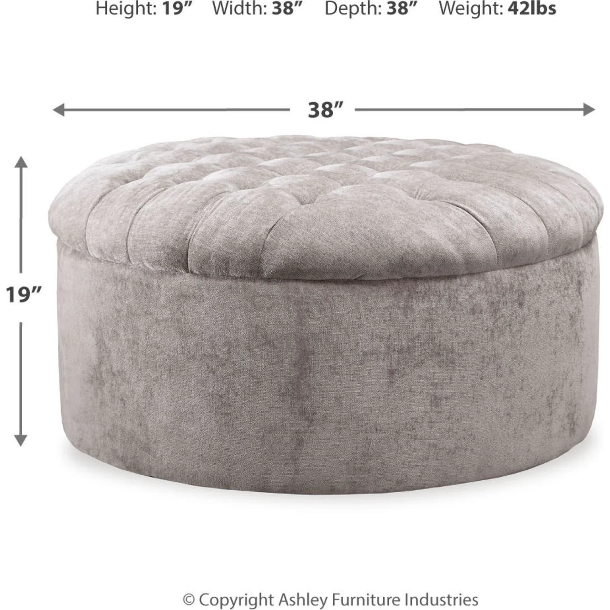 Carnaby-Exclusive Oversized Accent Ottoman - Image 12