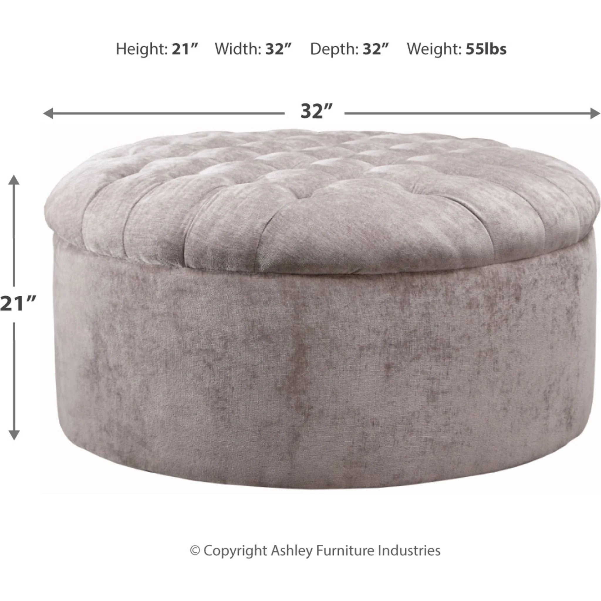 Carnaby-Exclusive Oversized Accent Ottoman - Image 4
