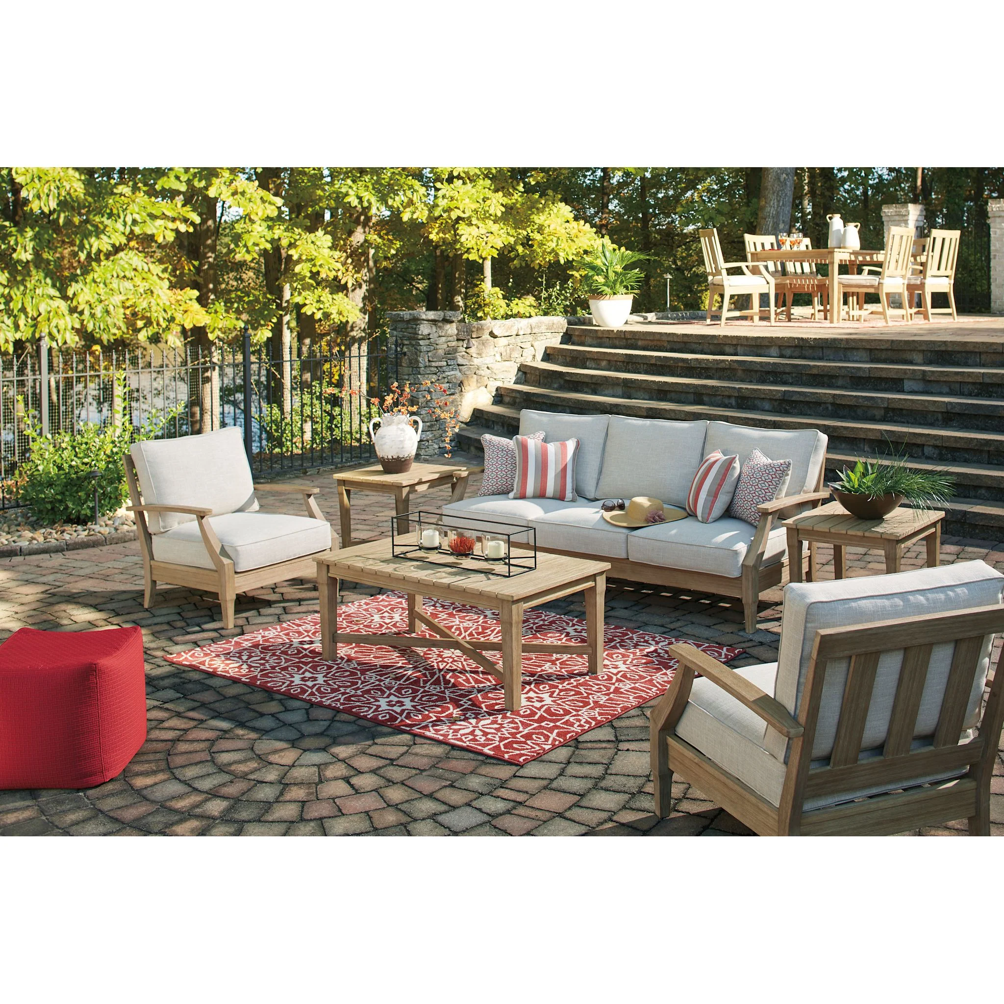 Carter Hall Outdoor Sofa with Cushion - Image 10