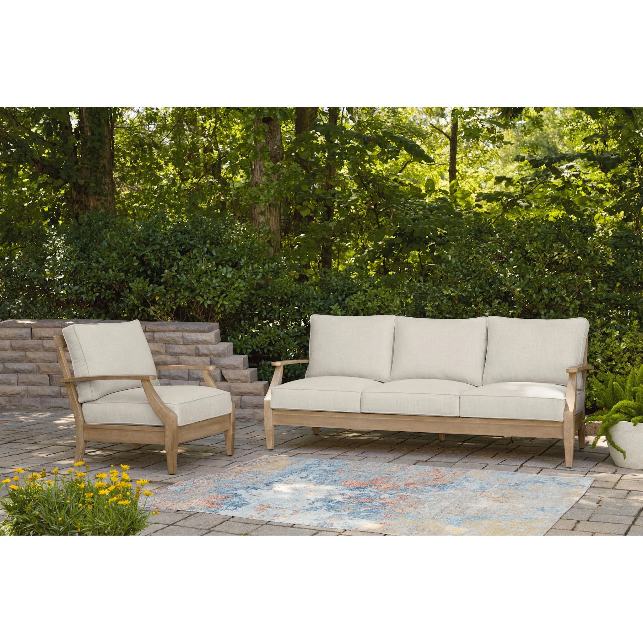 Carter Hall Outdoor Sofa with Cushion - Image 7