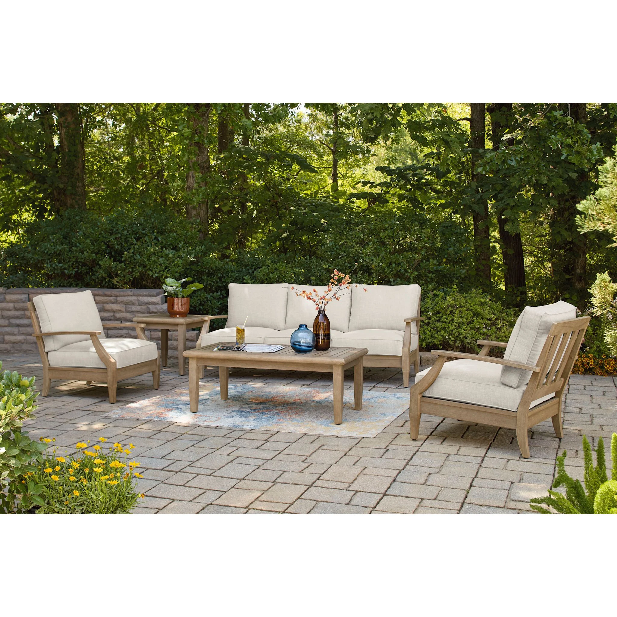 Carter Hall Outdoor Sofa with Cushion - Image 9