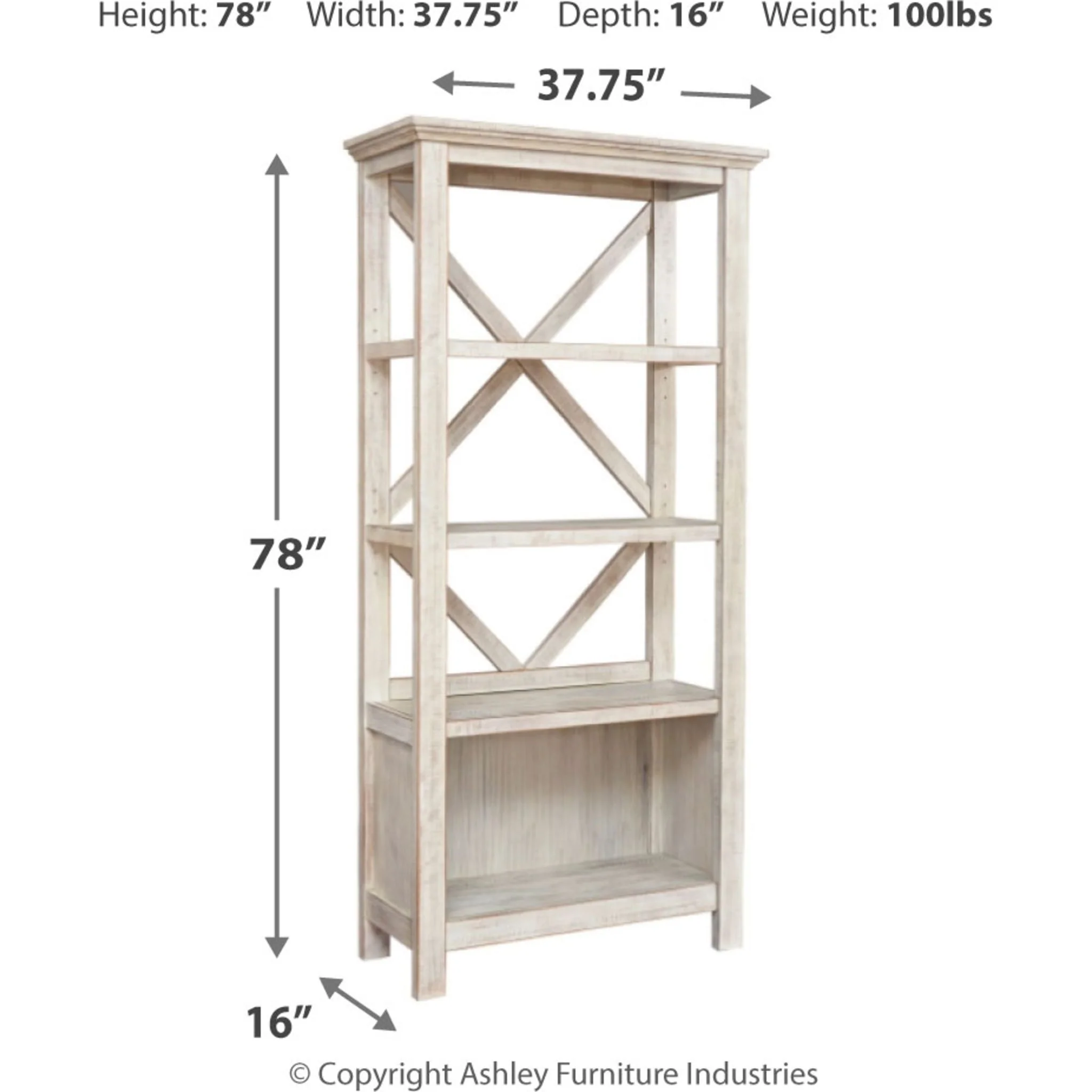 Carynhurst Large Bookcase - Image 4