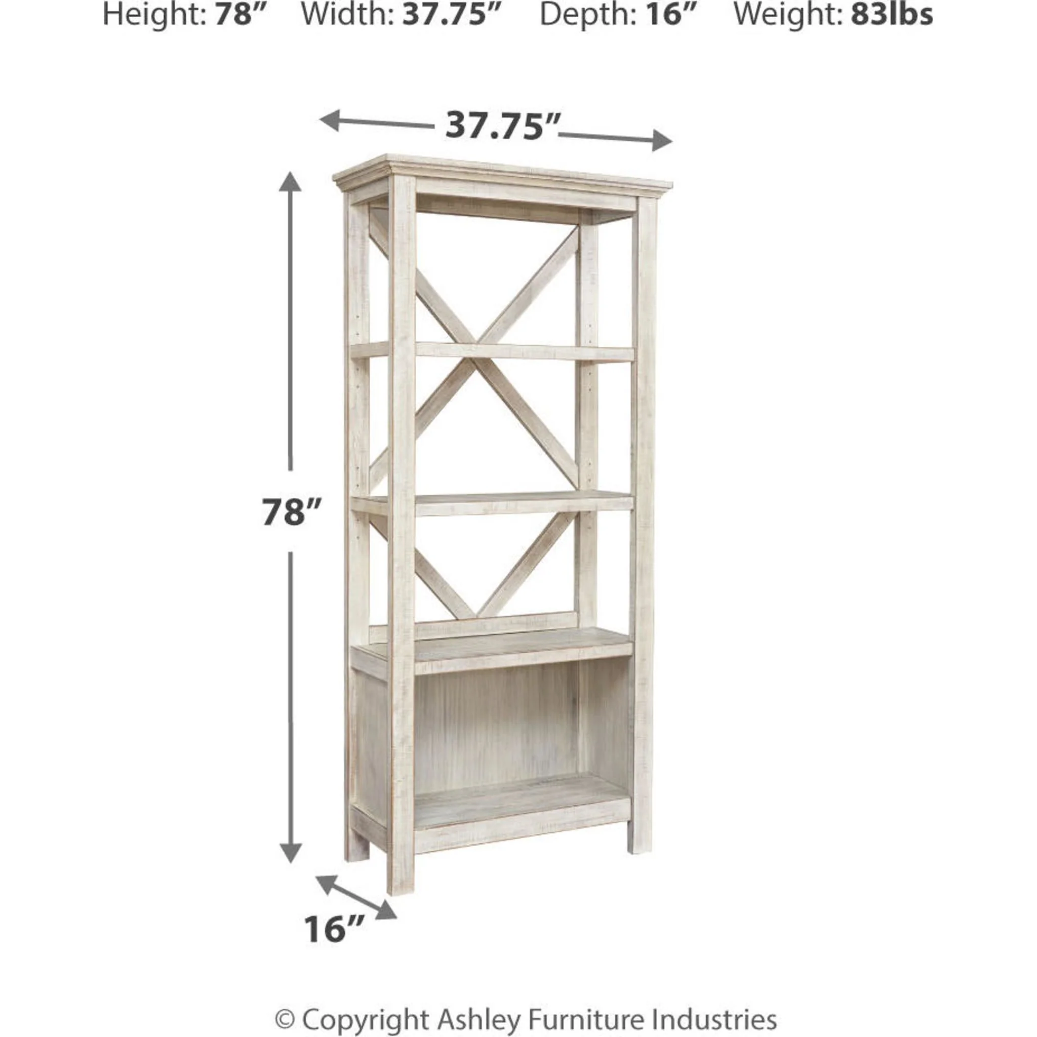 Carynhurst Large Bookcase - Image 8