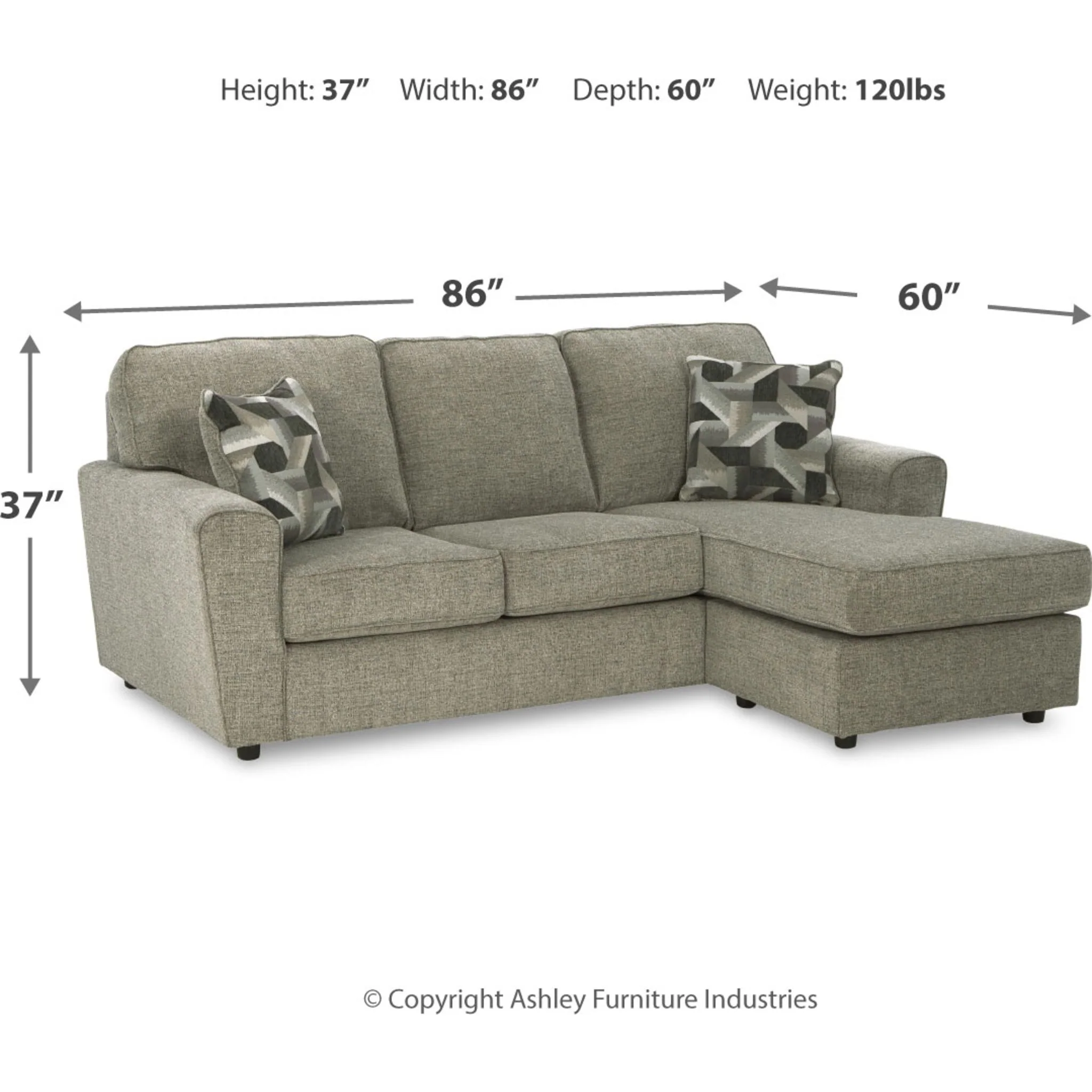 Cascilla Sofa Chaise - Image 8