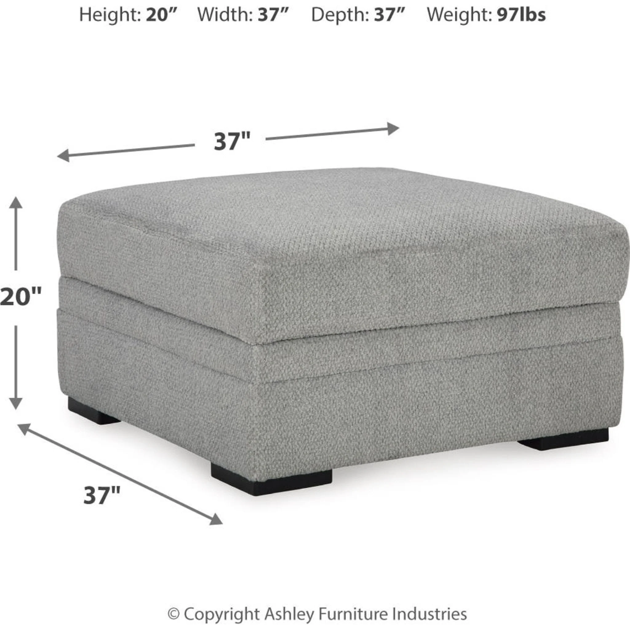 Casselbury Ottoman with Storage - Image 11