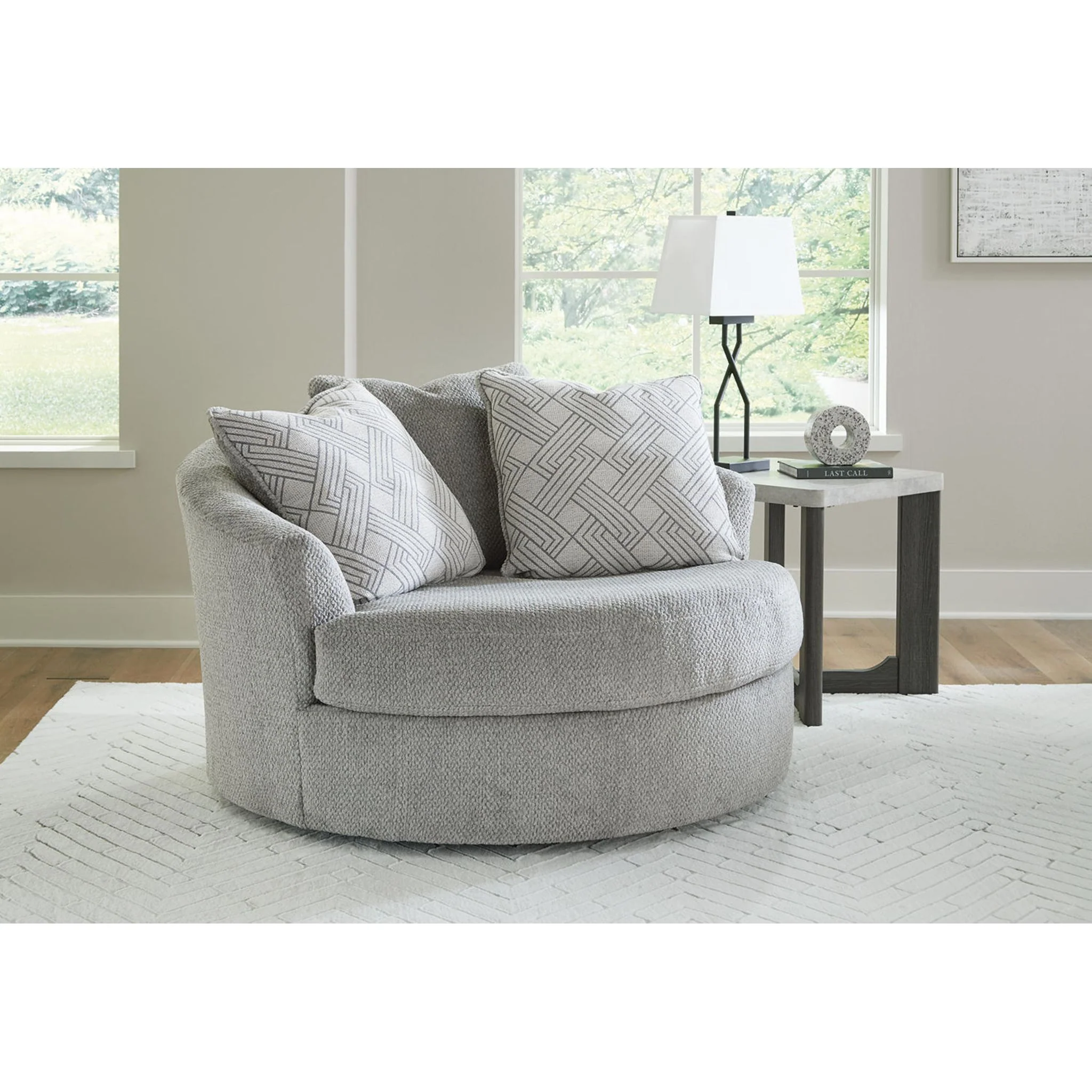 Casselbury Oversize Swivel Accent Chair - Image 2