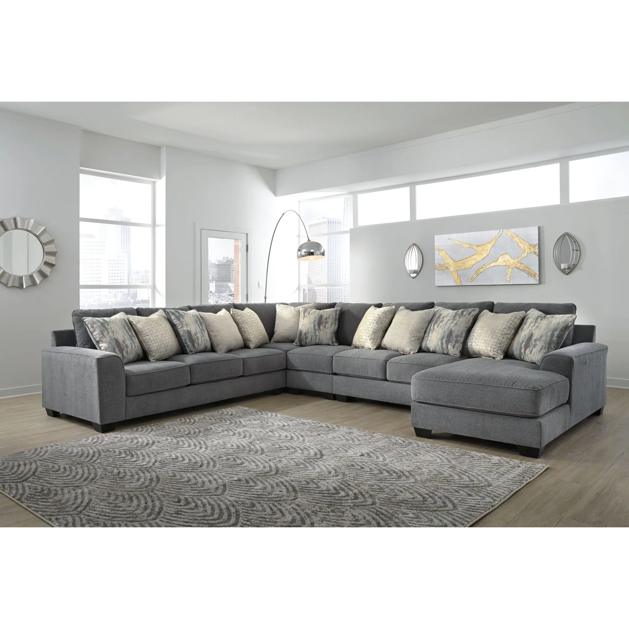 Castano-Exclusive 5 Piece Sectional - Image 7