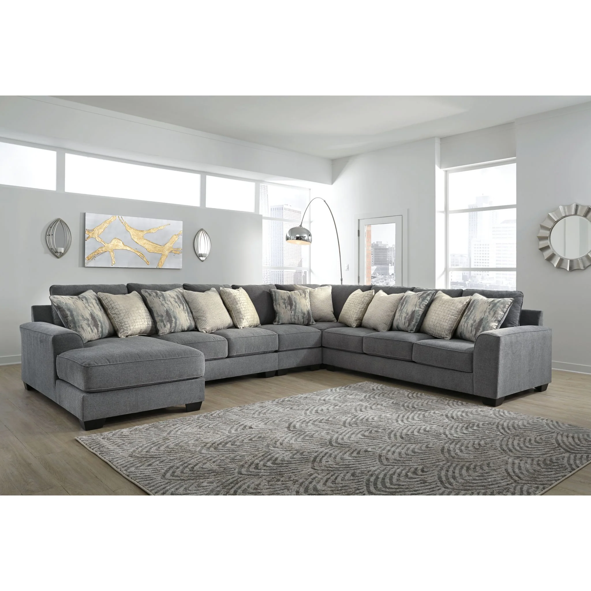 Castano-Exclusive 5 Piece Sectional - Image 7