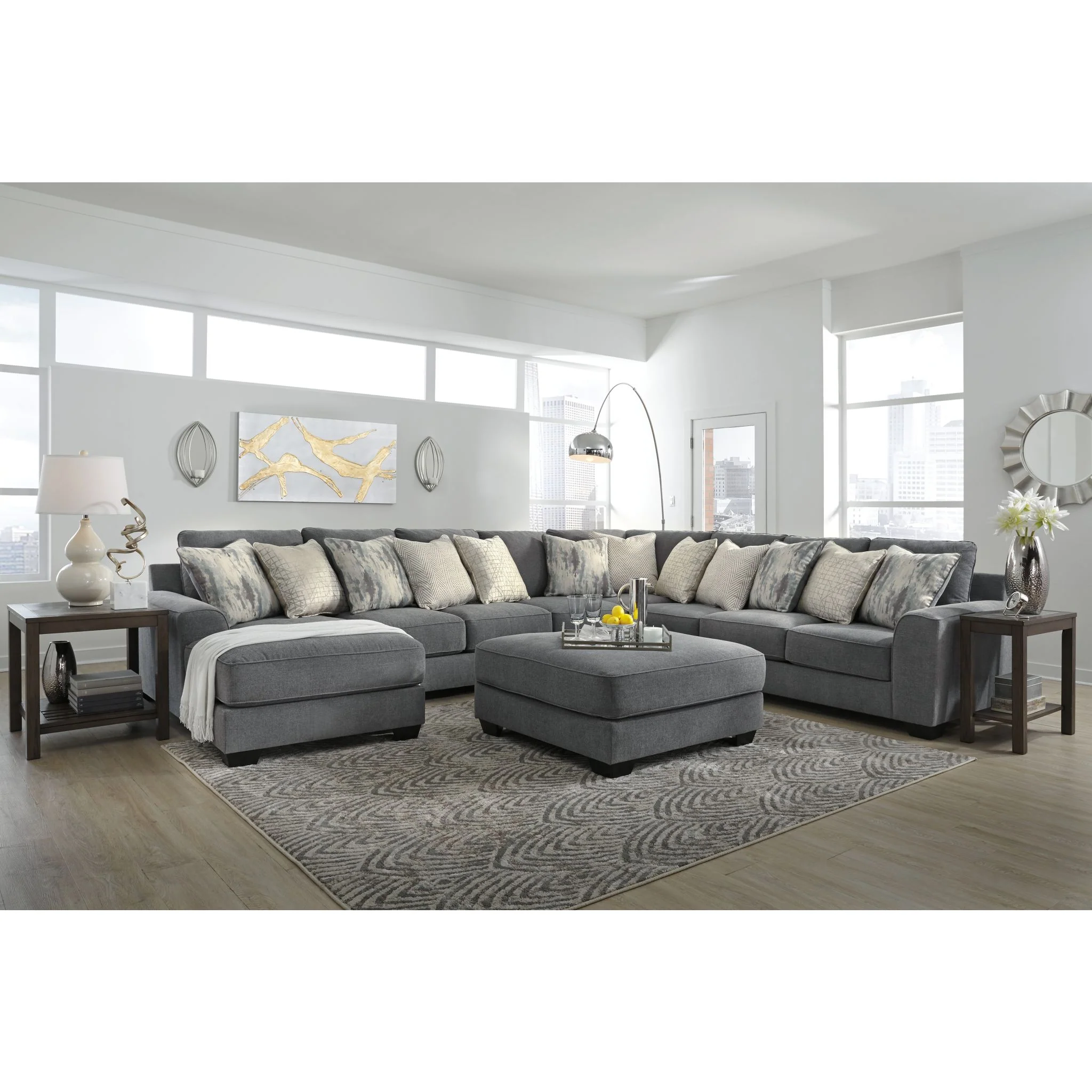 Castano-Exclusive 5 Piece Sectional - Image 8