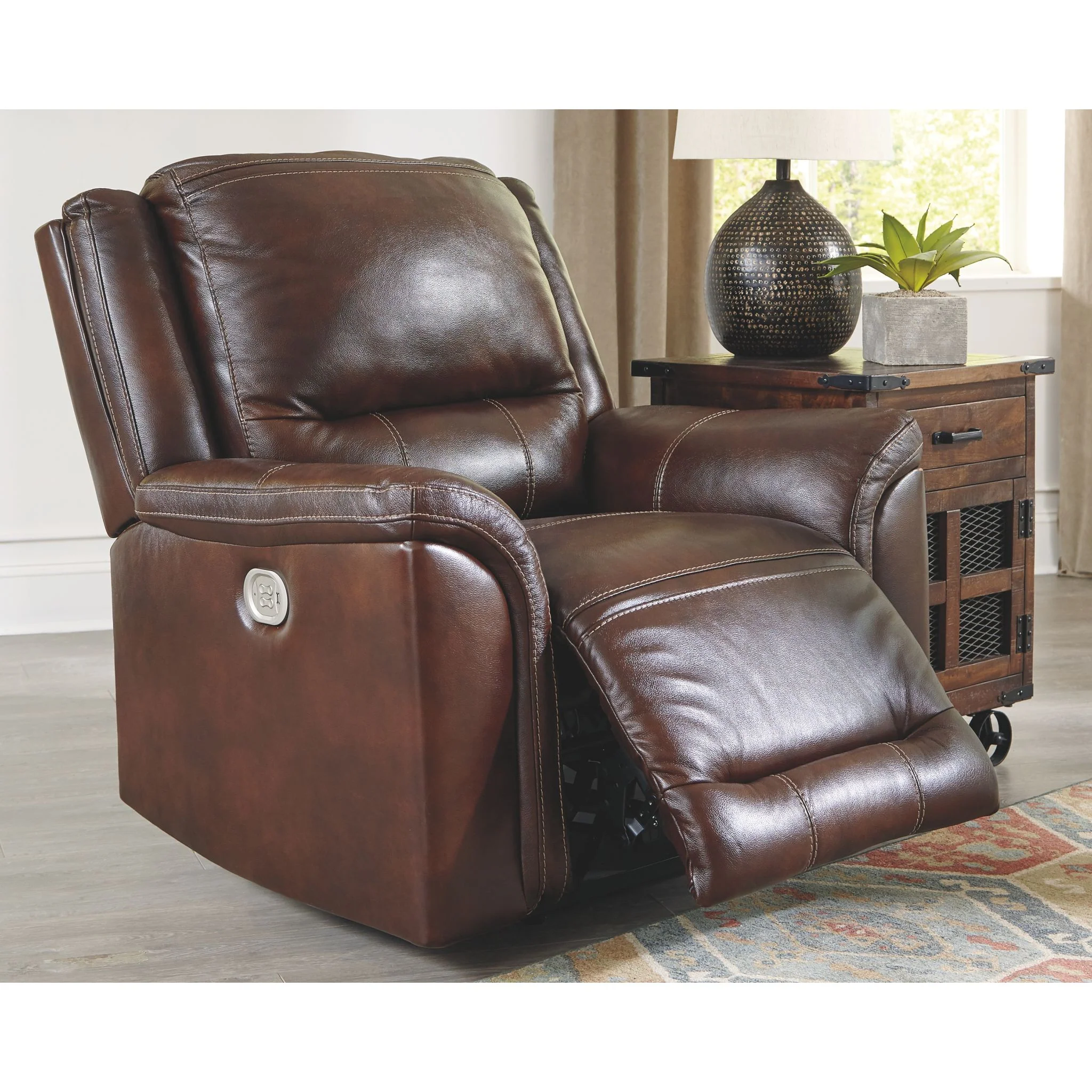 Catanzaro Power Recliner with Adjustable Headrest - Image 3