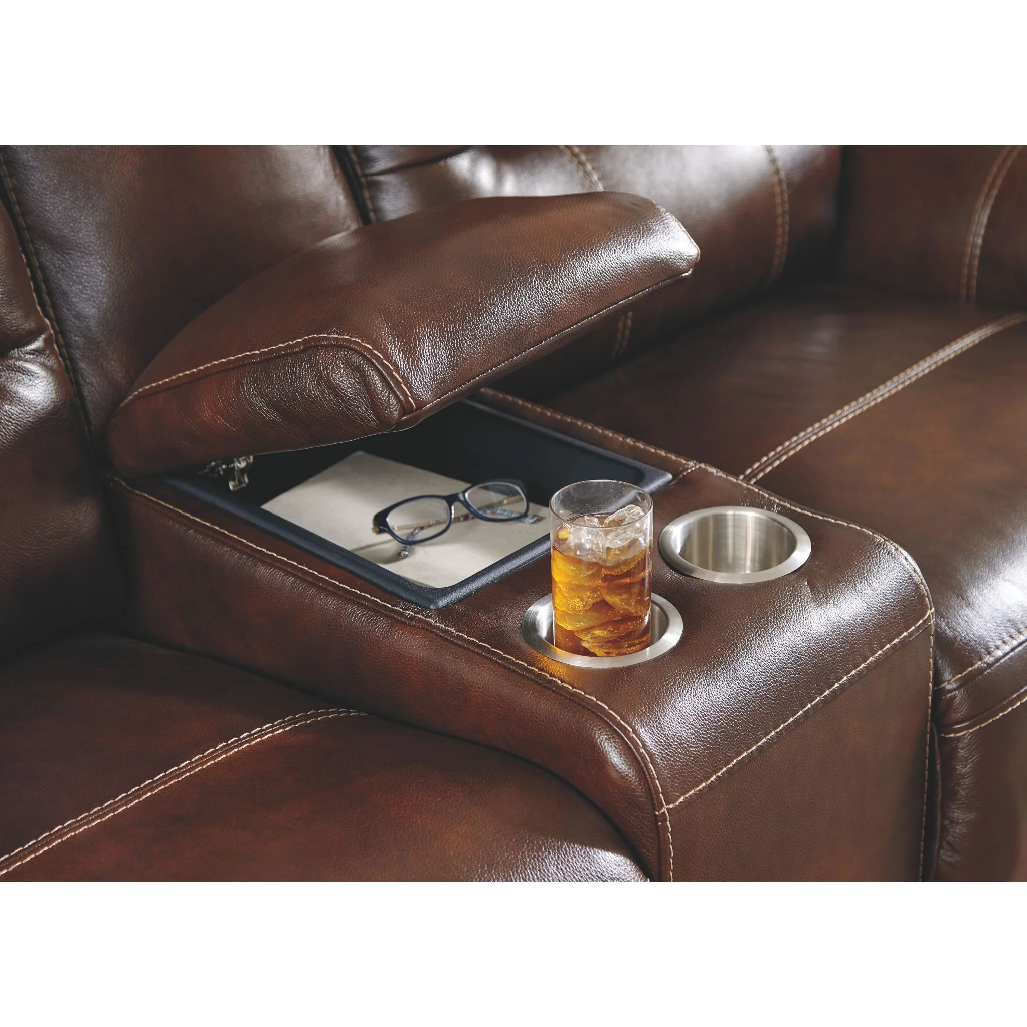 Catanzaro Power Reclining Loveseat with Adjustable Headrest - Image 8