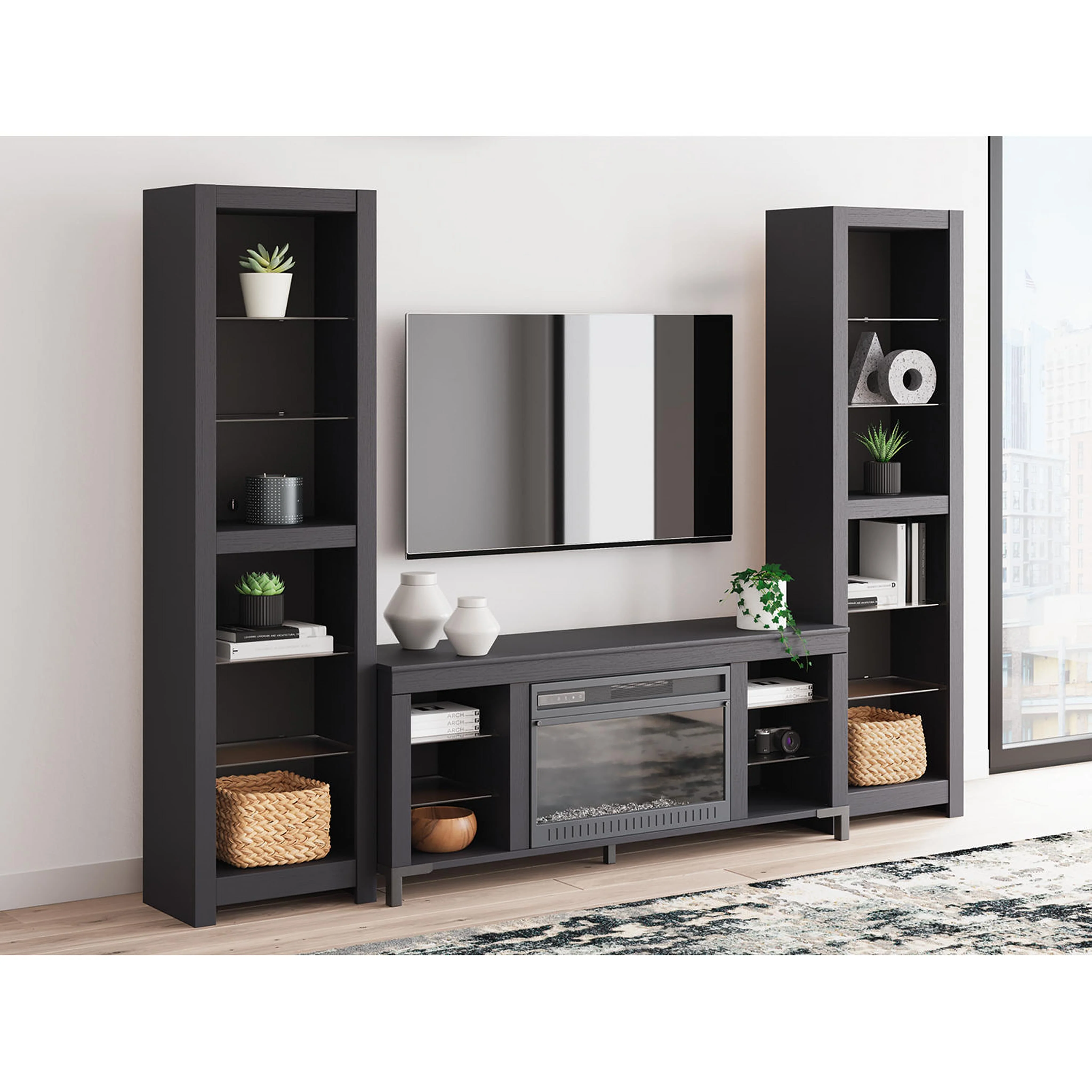 Cayberry Entertainment Unit with Fireplace - Image 13
