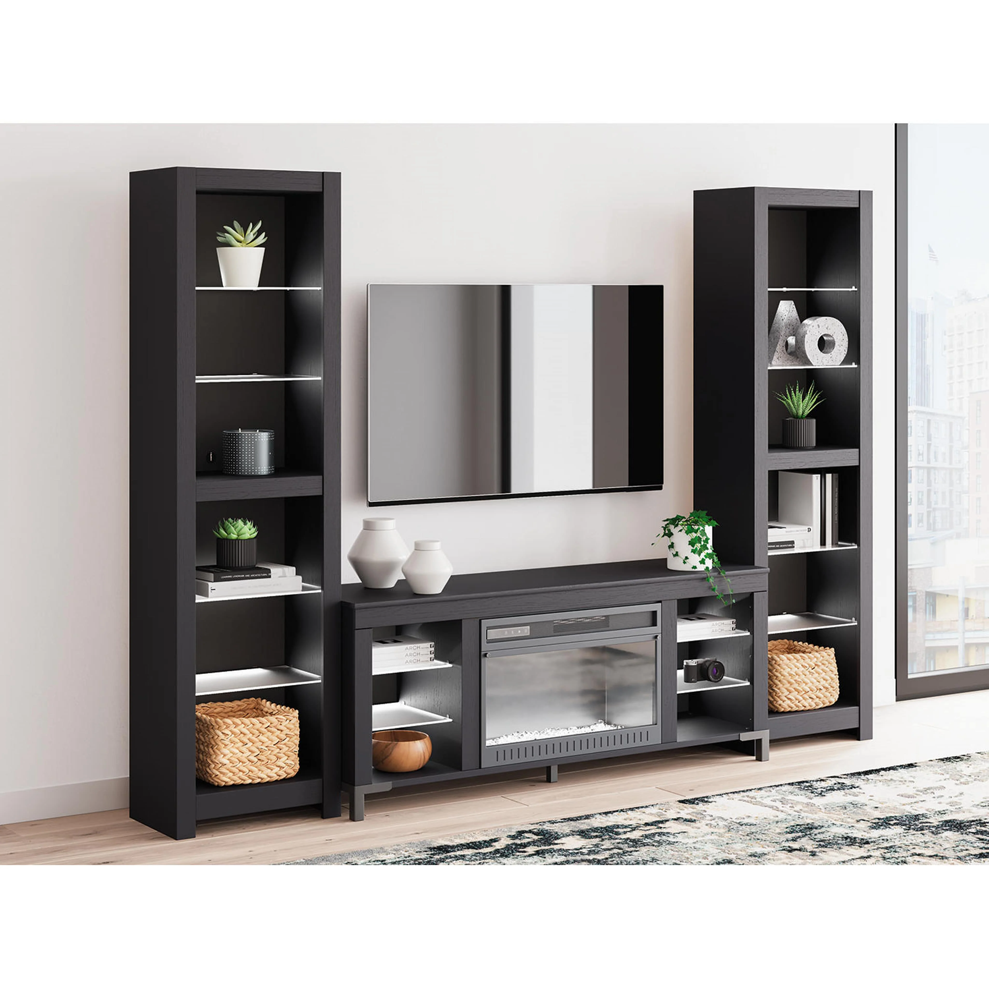 Cayberry Entertainment Unit with Fireplace - Image 16