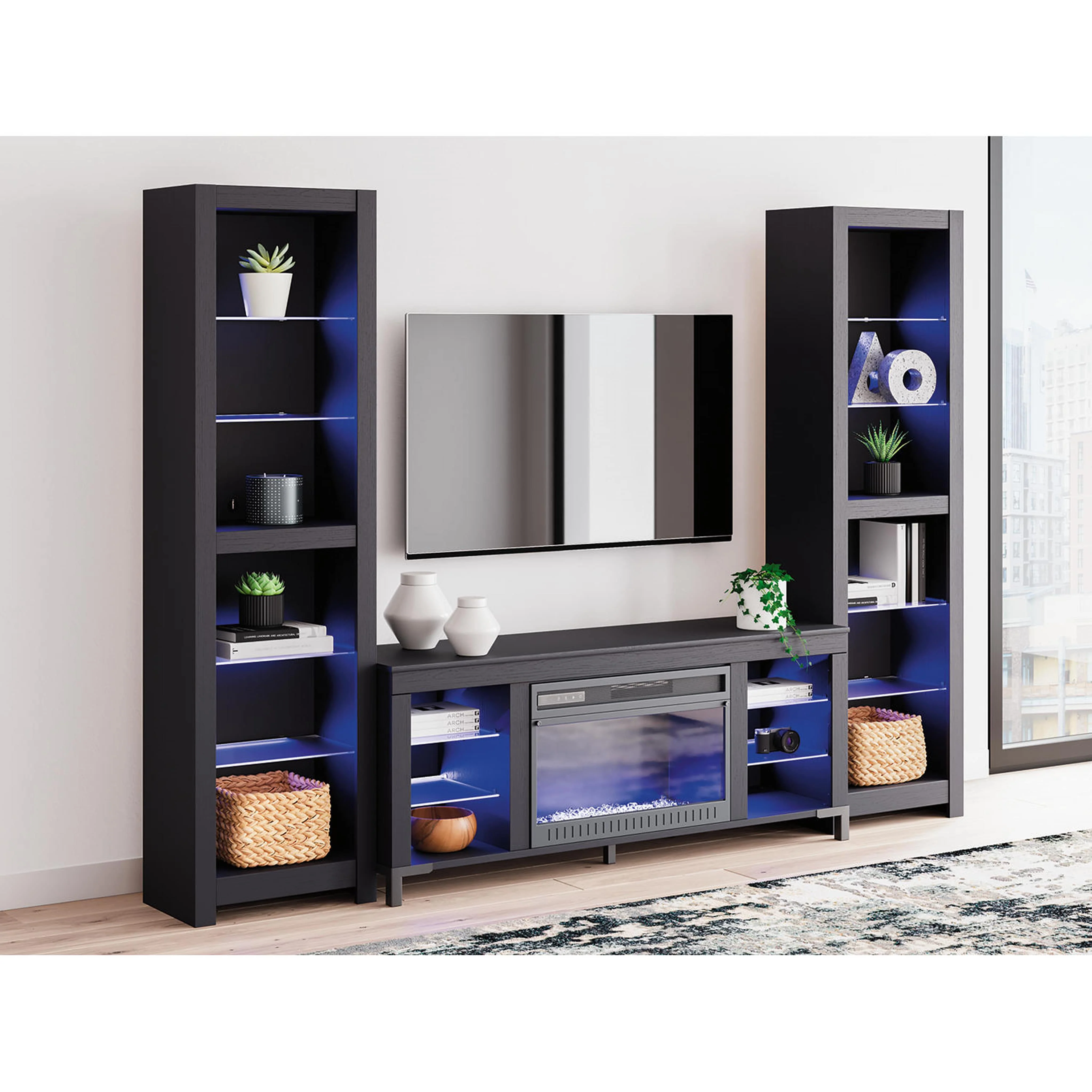 Cayberry Entertainment Unit with Fireplace - Image 4