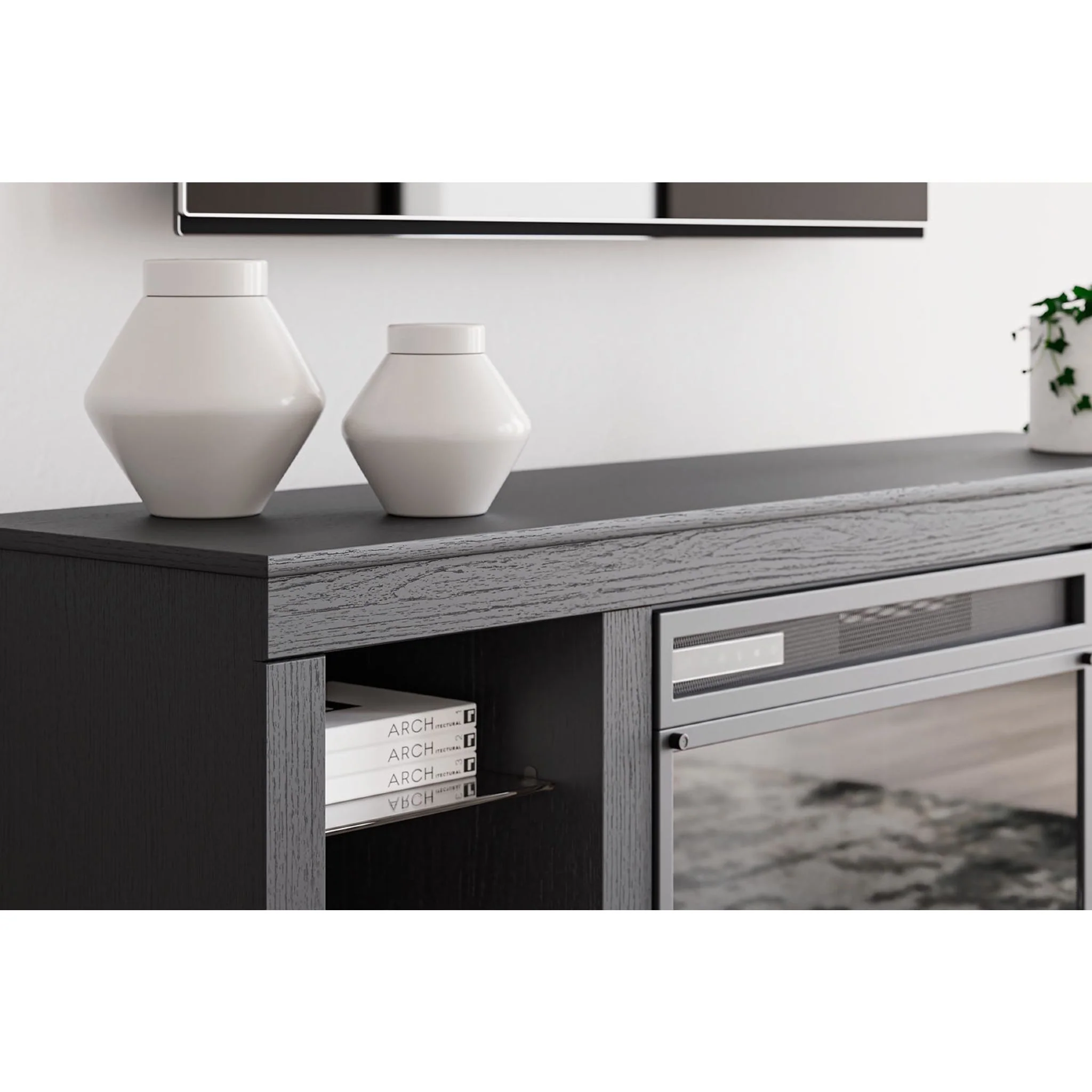 Cayberry TV Stand with Fireplace - Image 10