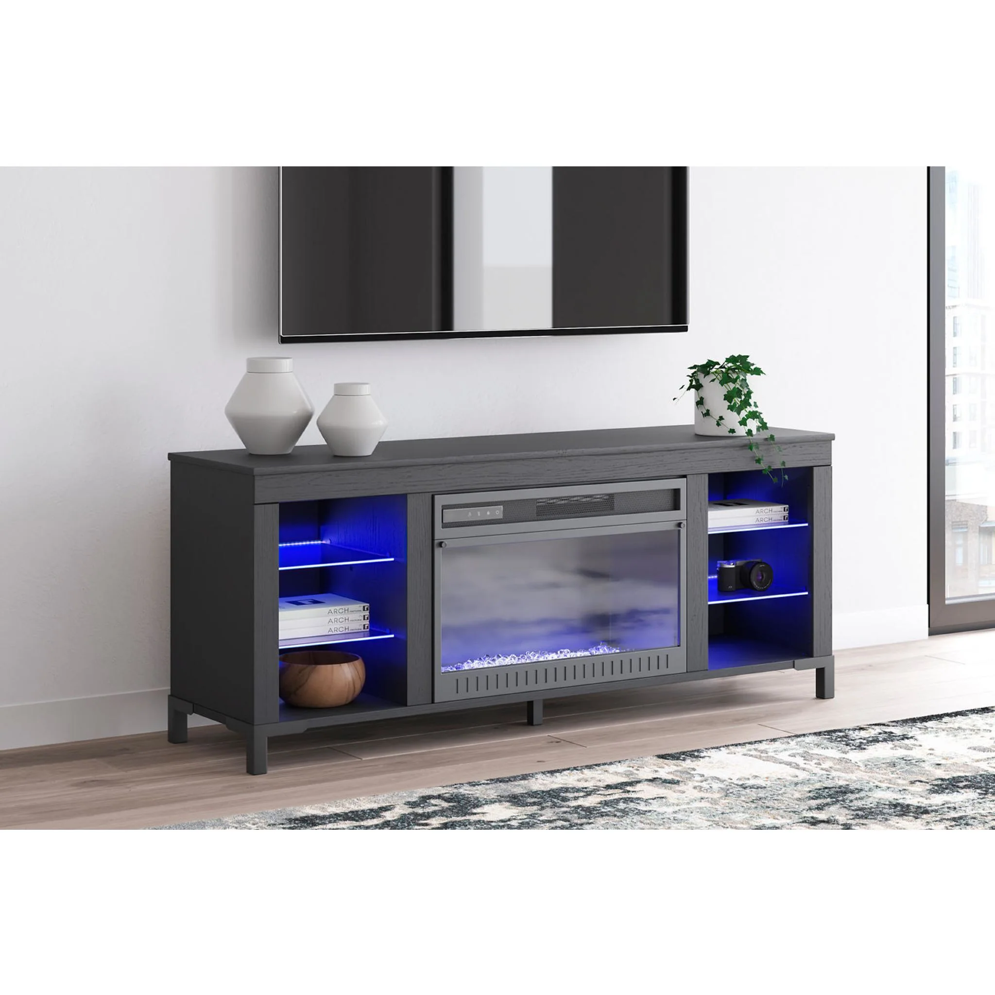 Cayberry TV Stand with Fireplace - Image 2