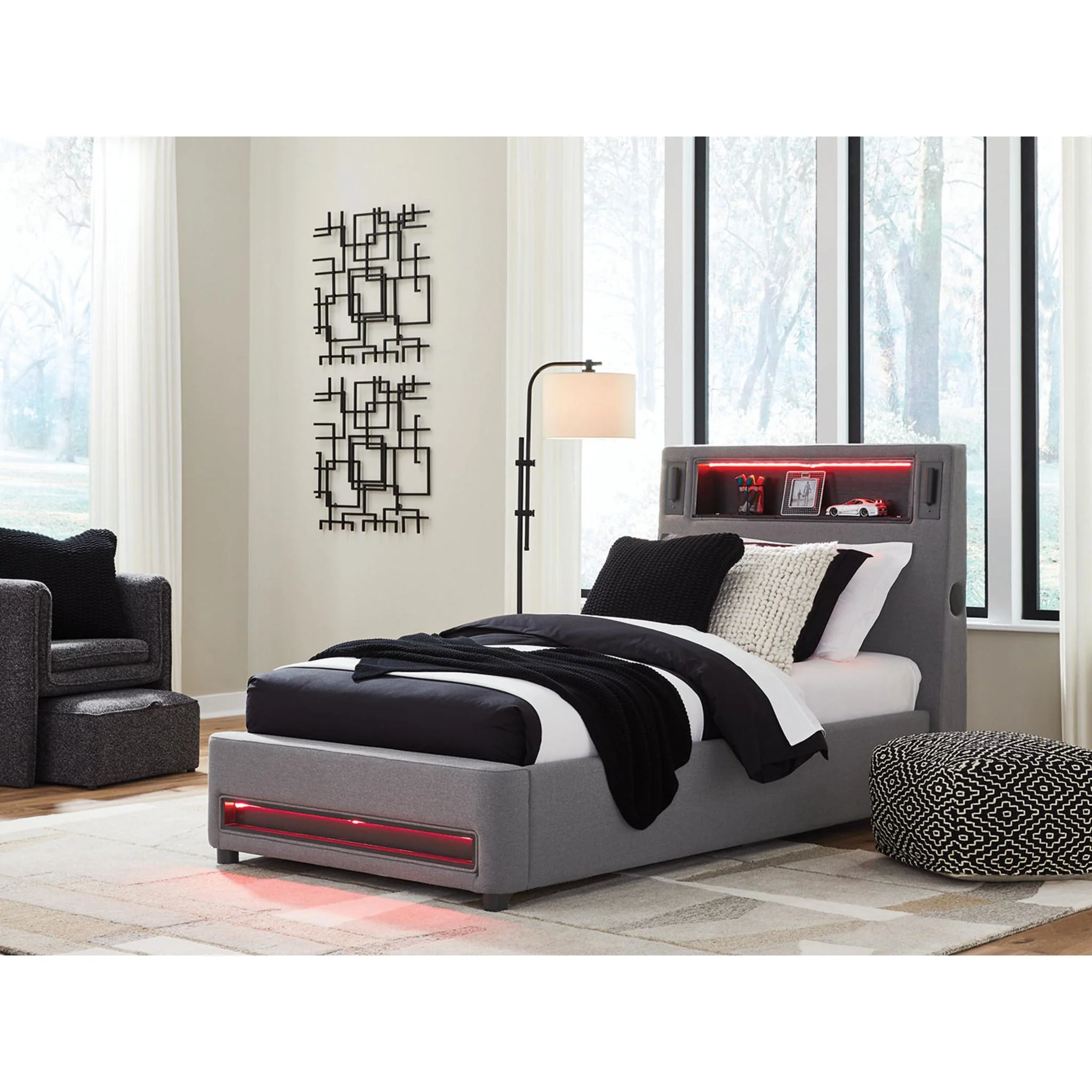 Cayberry Upholstered Bed - Image 10