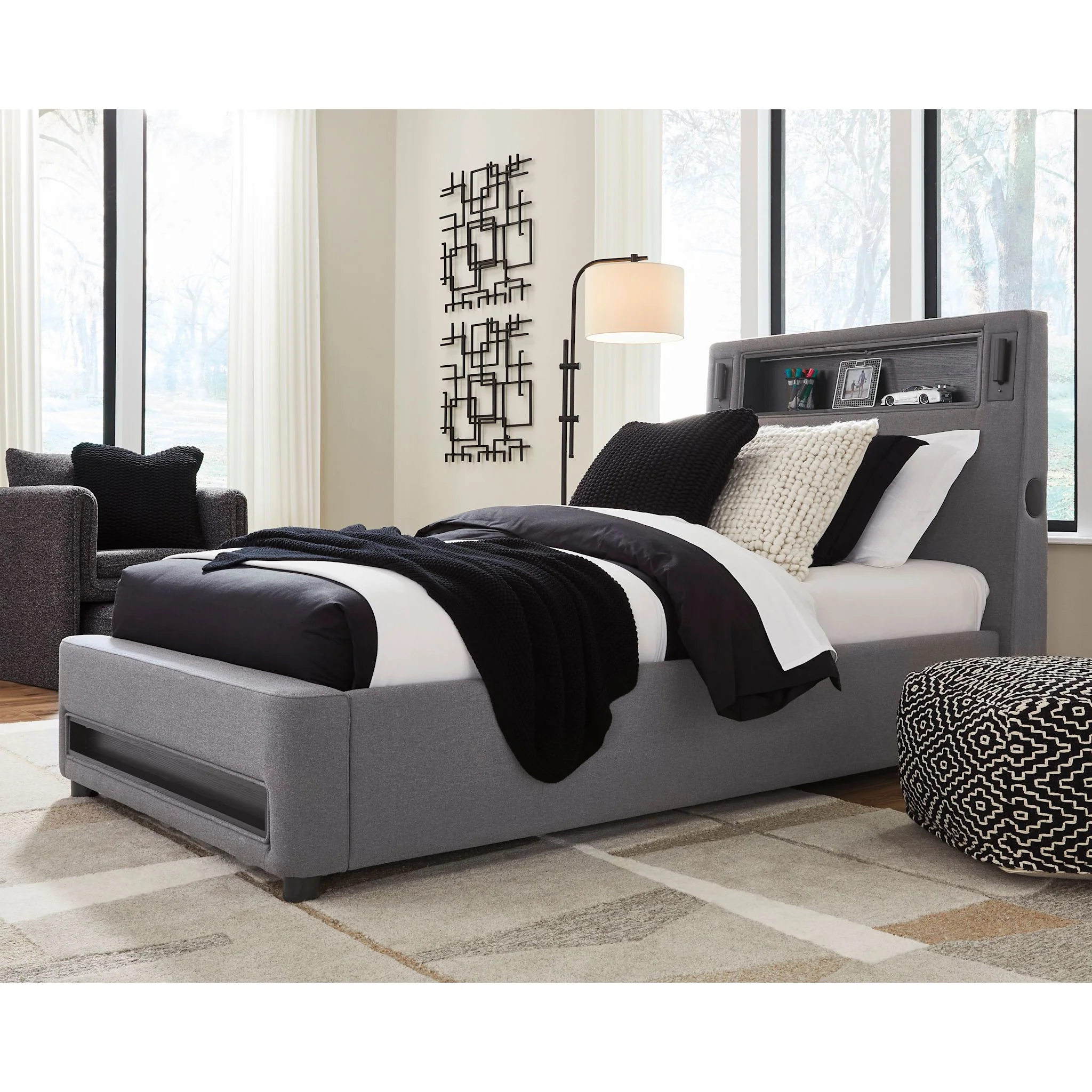 Cayberry Upholstered Bed - Image 2