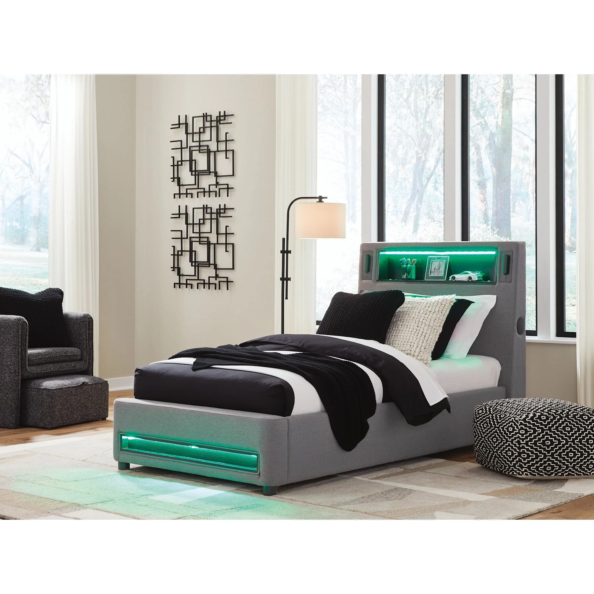Cayberry Upholstered Bed - Image 20