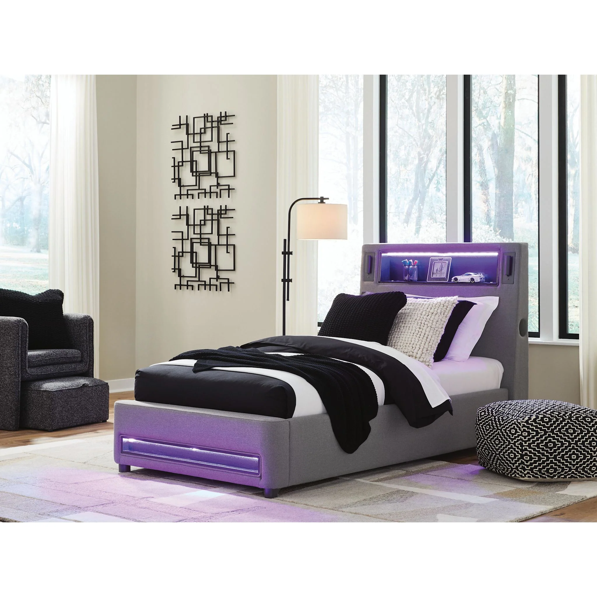 Cayberry Upholstered Bed - Image 25