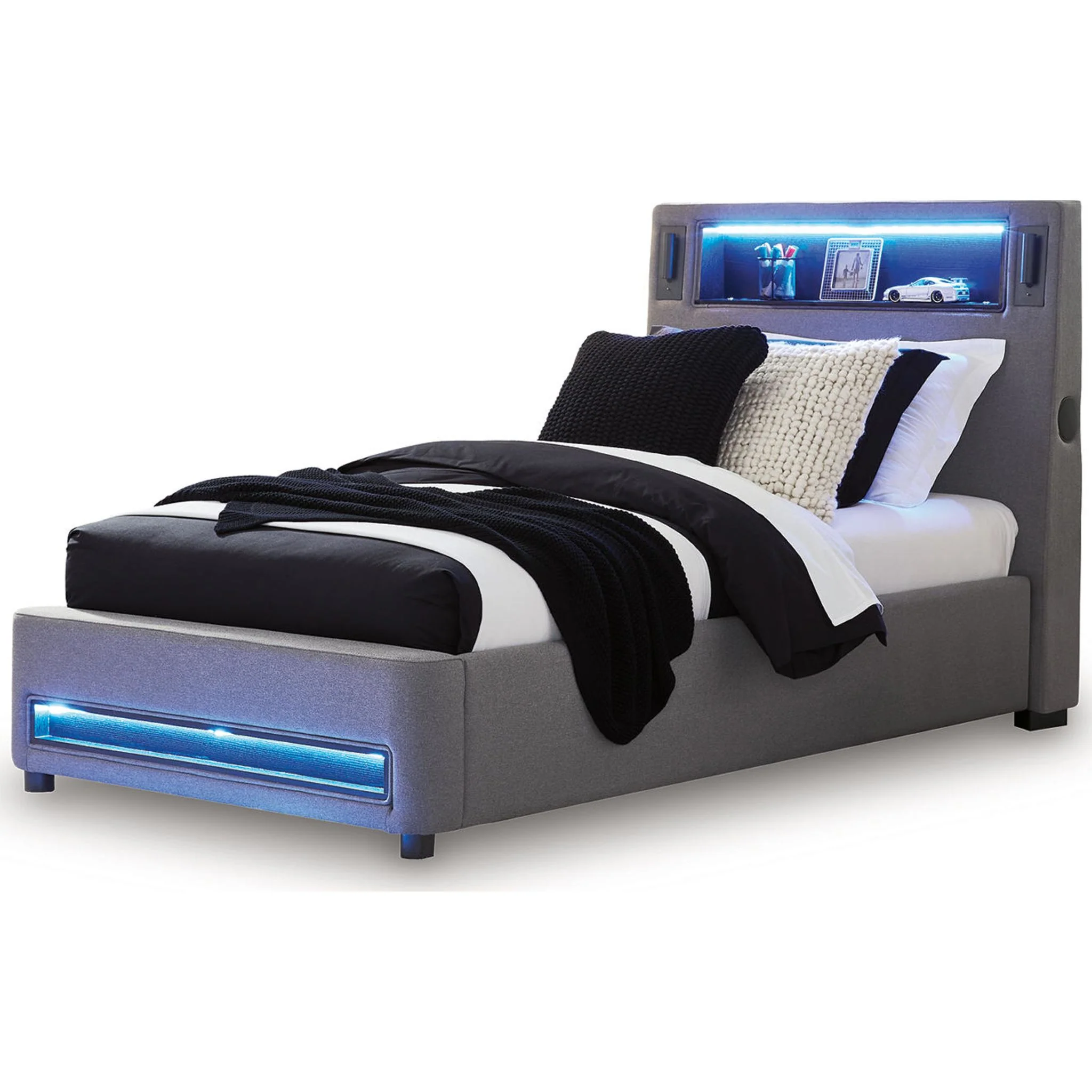 Cayberry Upholstered Bed - Image 4