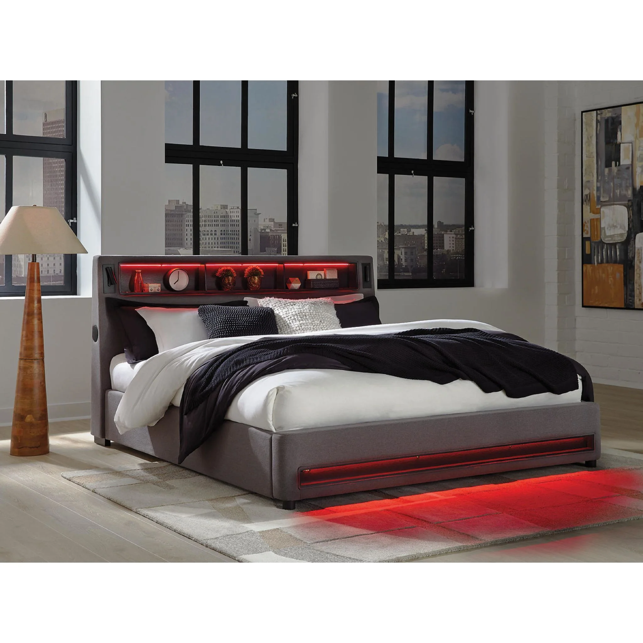 Cayberry Upholstered Bed - Image 45