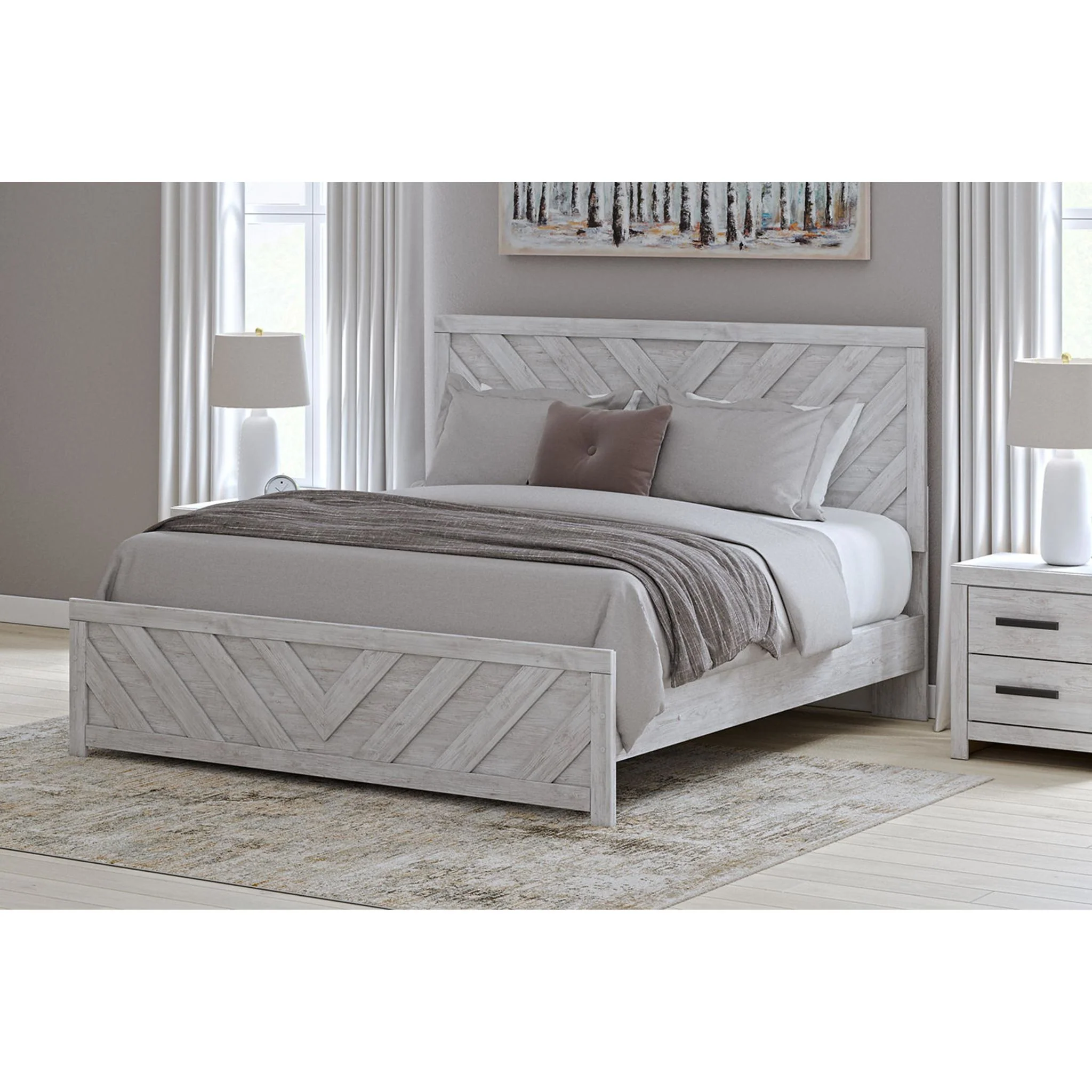 Cayboni 5 Piece King Panel Bedroom - Image 21