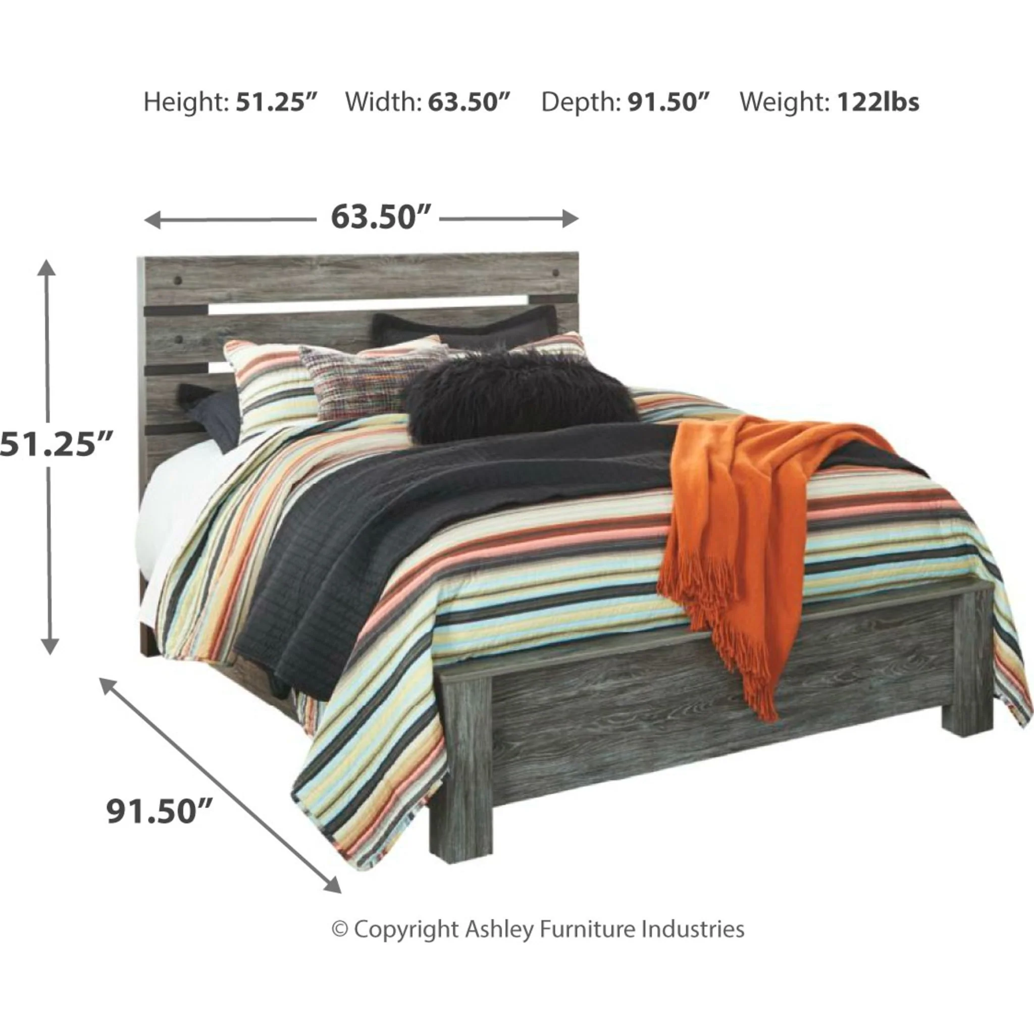 Cazenfeld Panel Bed - Image 4