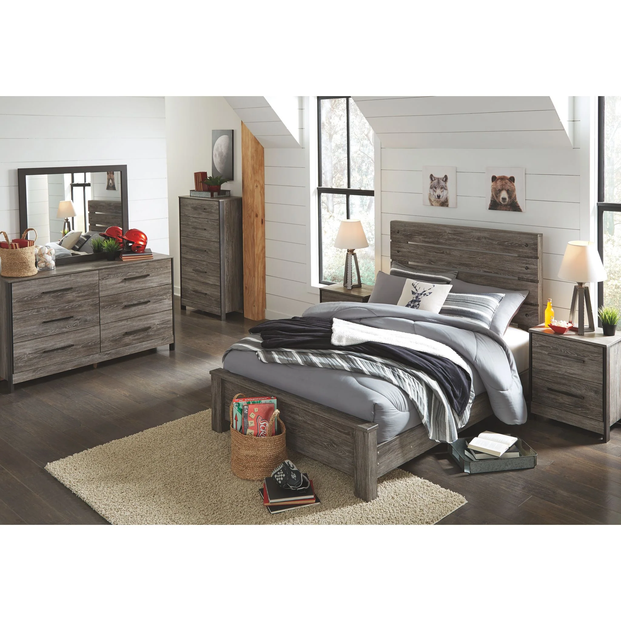 Cazenfeld Full Panel Headboard - Image 5