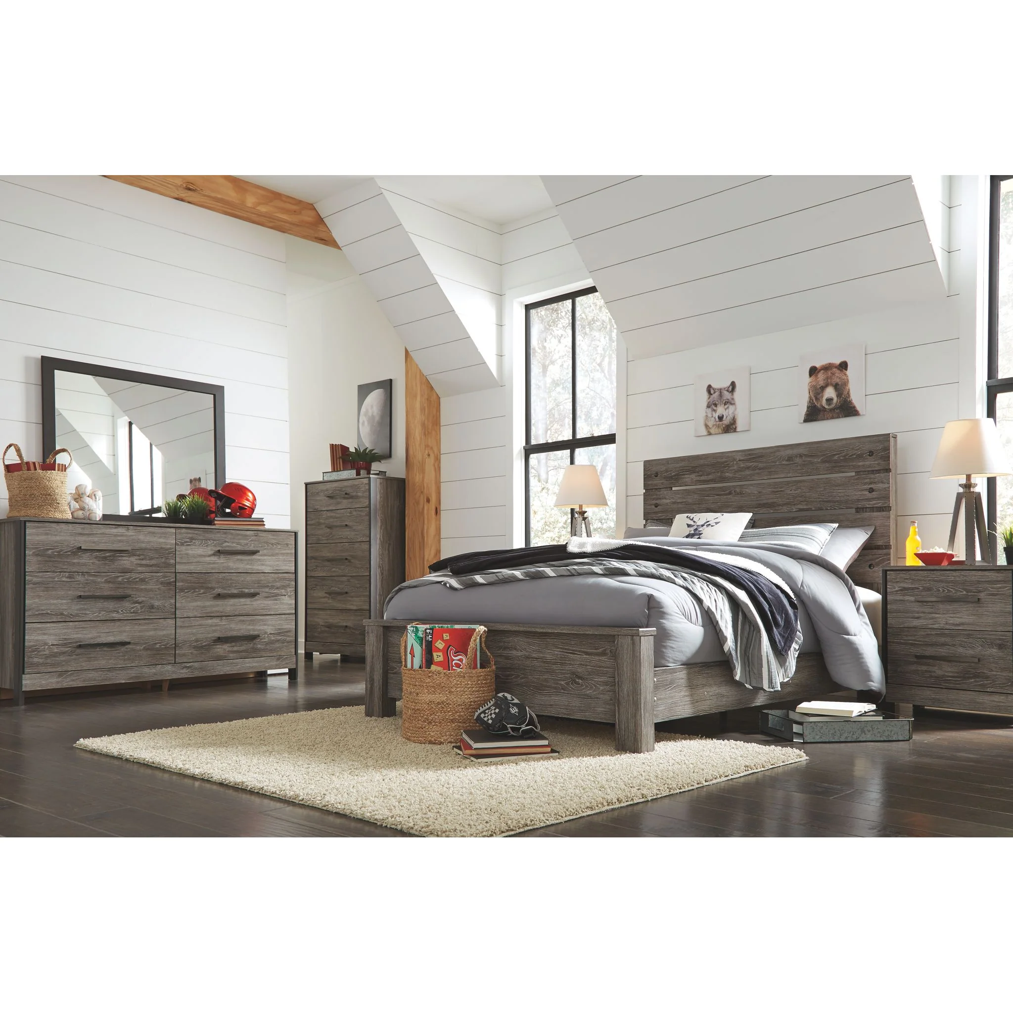 Cazenfeld Full Panel Headboard - Image 6
