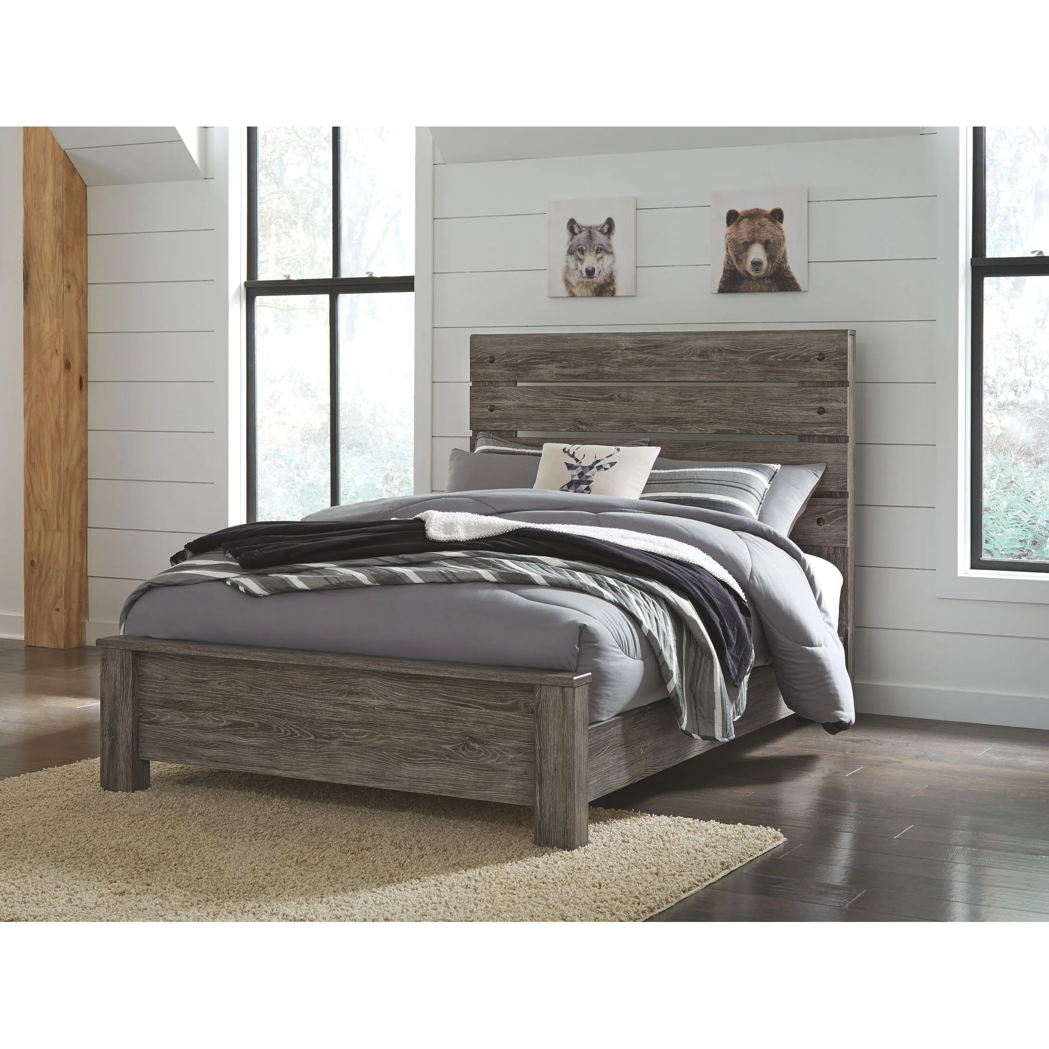 Cazenfeld Full Panel Headboard - Image 7