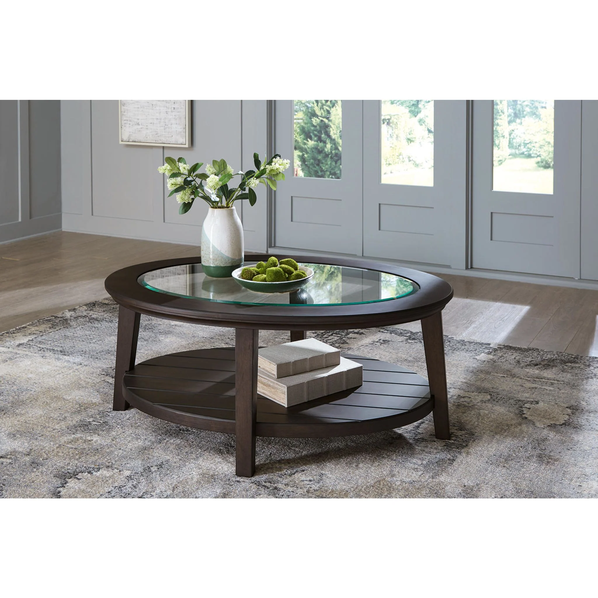 Celamar Oval Coffee Table - Image 6
