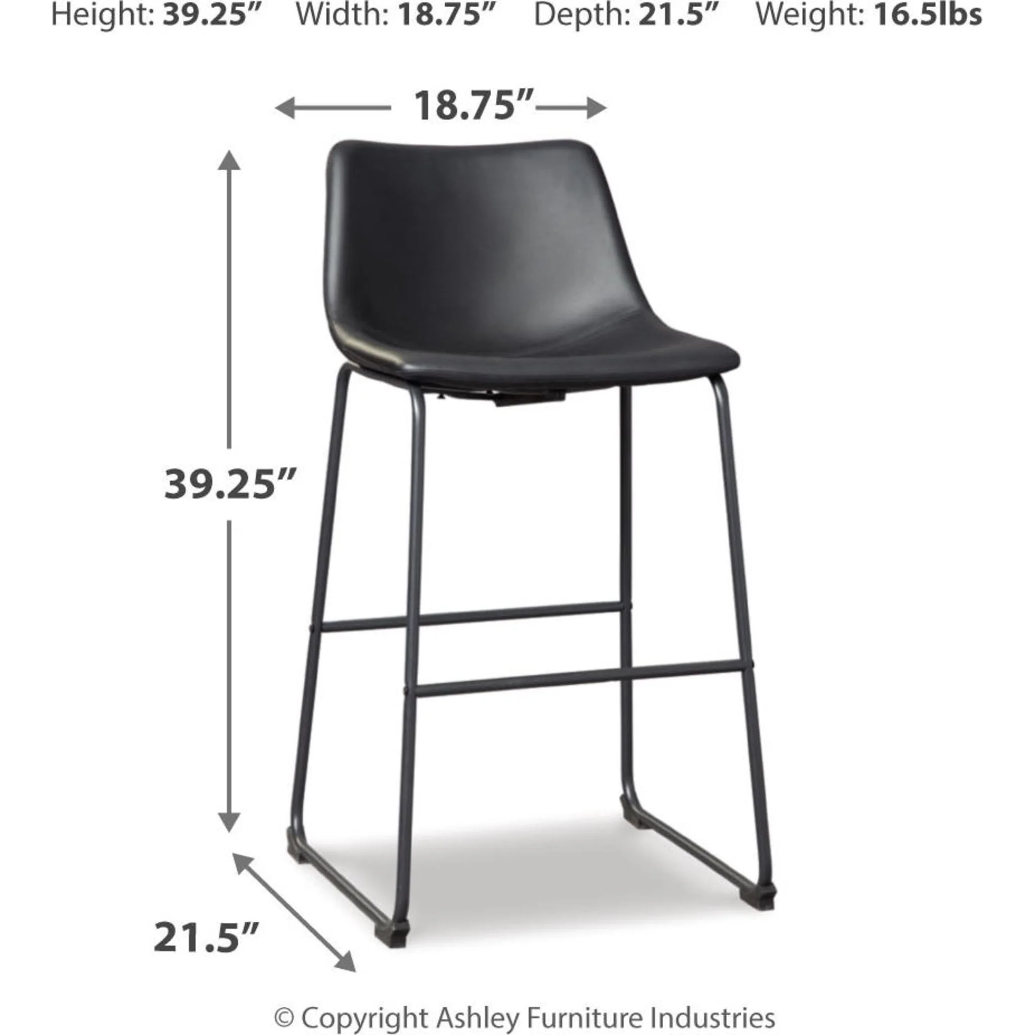Centiar Bar Height Stool - Image 13