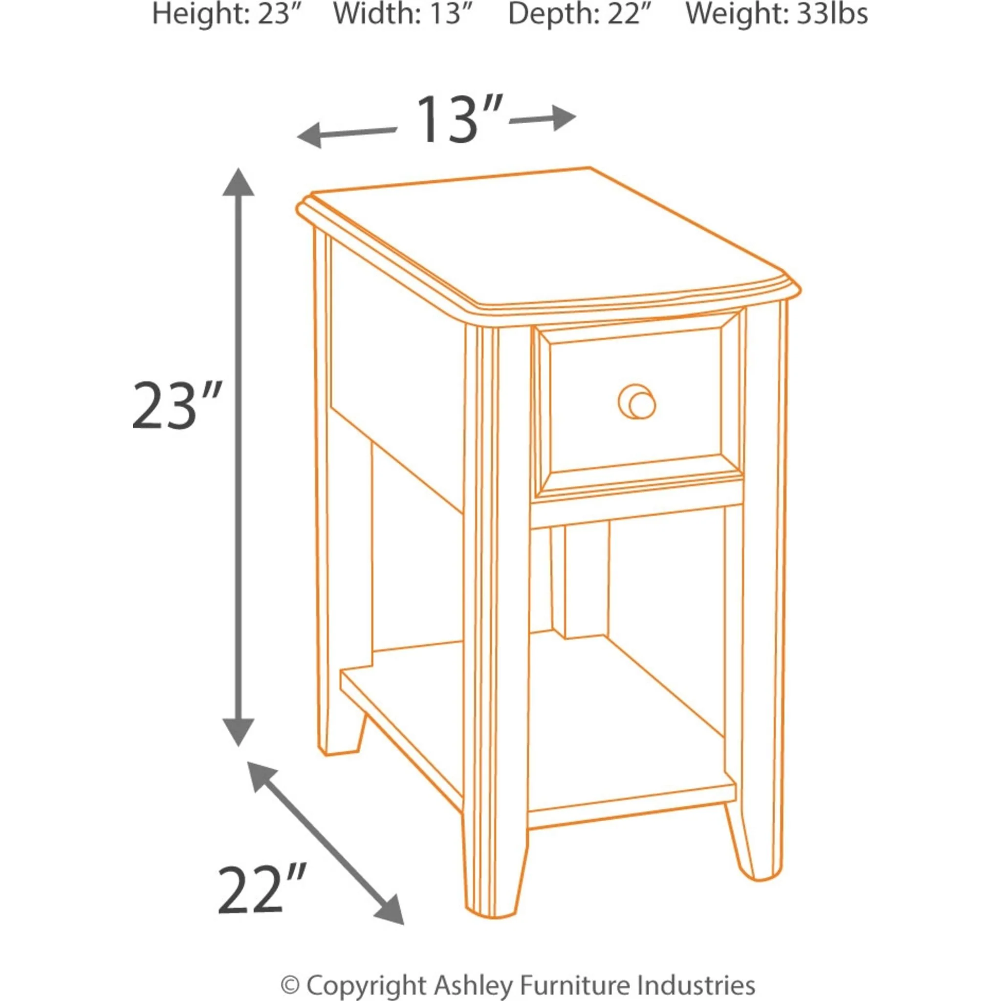 Chairside End Tables Chairside End Table - Image 10