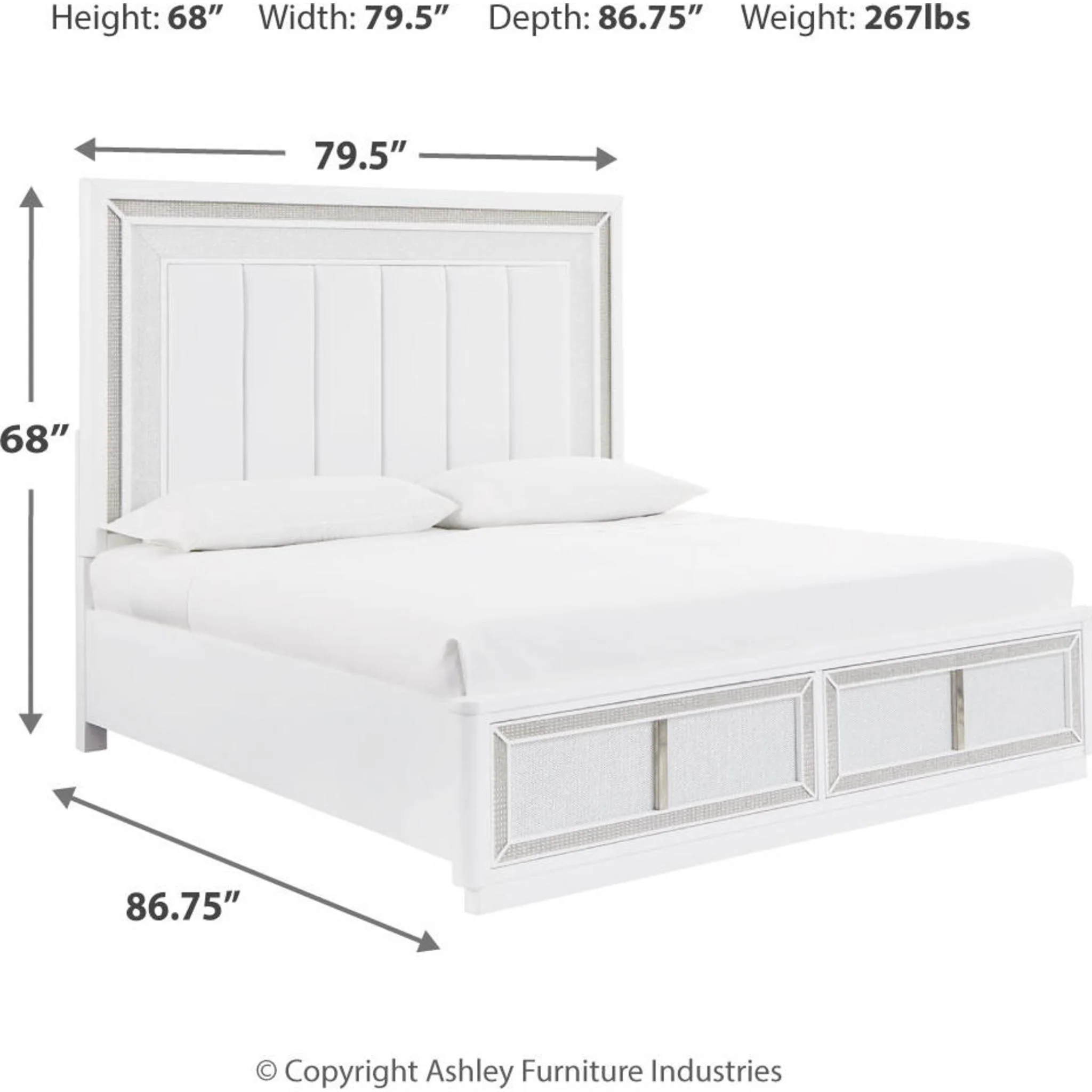 Chalanna 5 Piece Storage Bedroom - Image 23