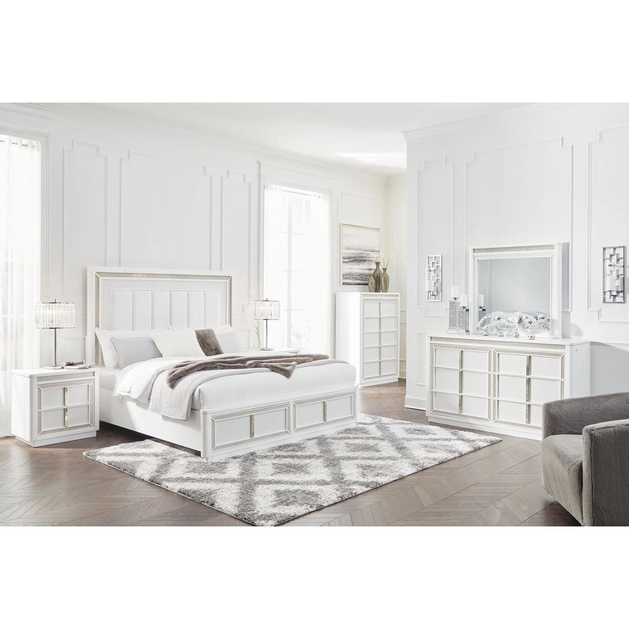 Chalanna 5 Piece Storage Bedroom - Image 3