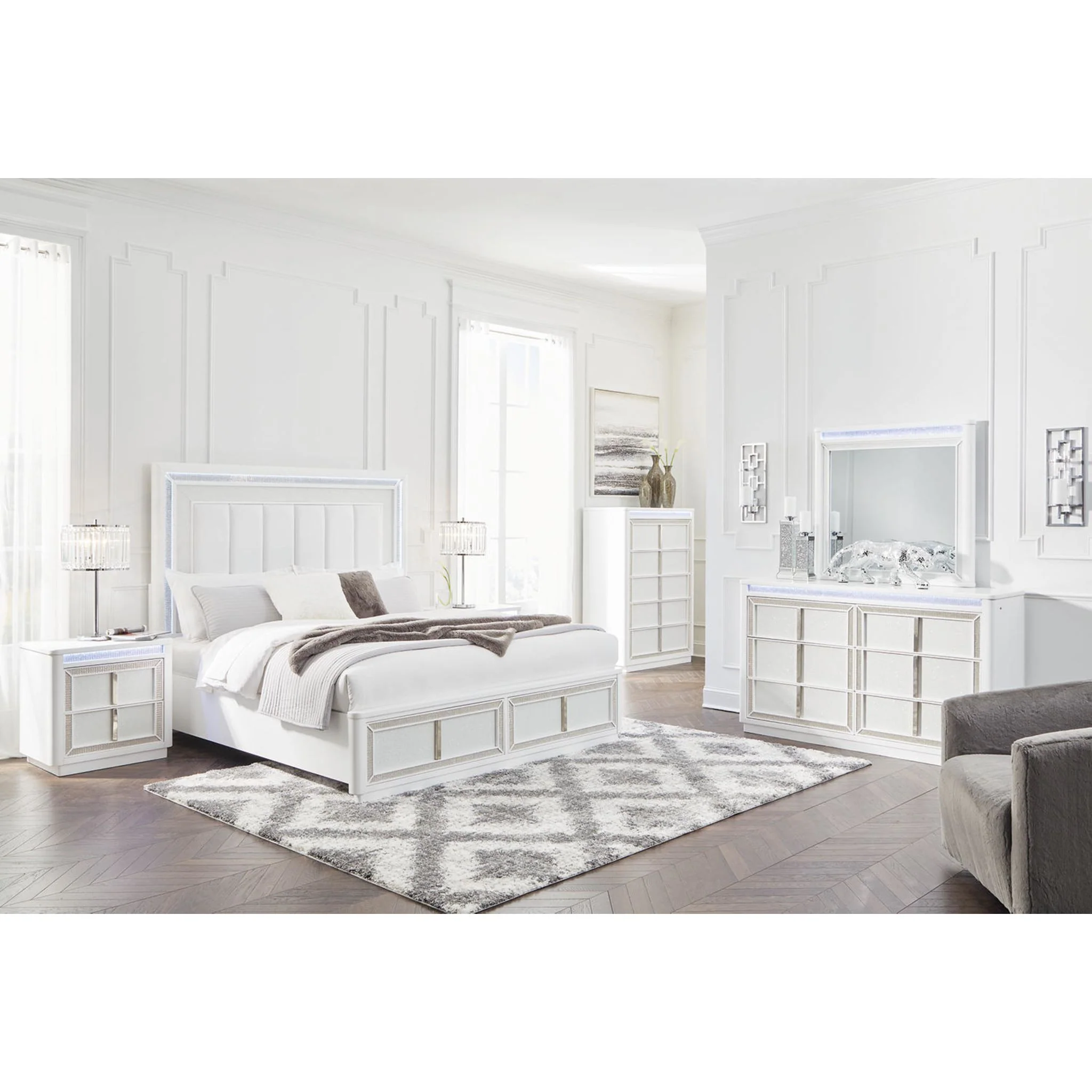 Chalanna 5 Piece Storage Bedroom - Image 4