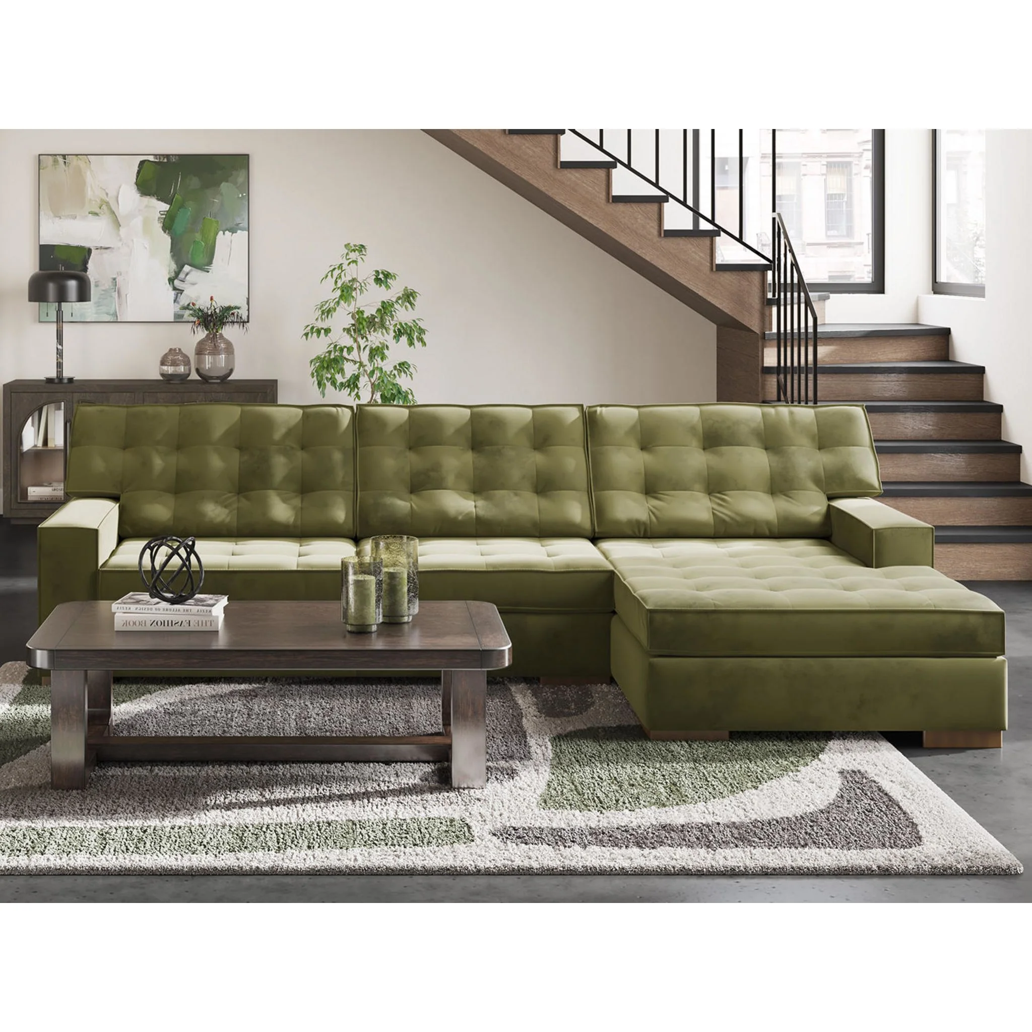 Chalcombe 2 Piece Sectional with Chaise - Image 2
