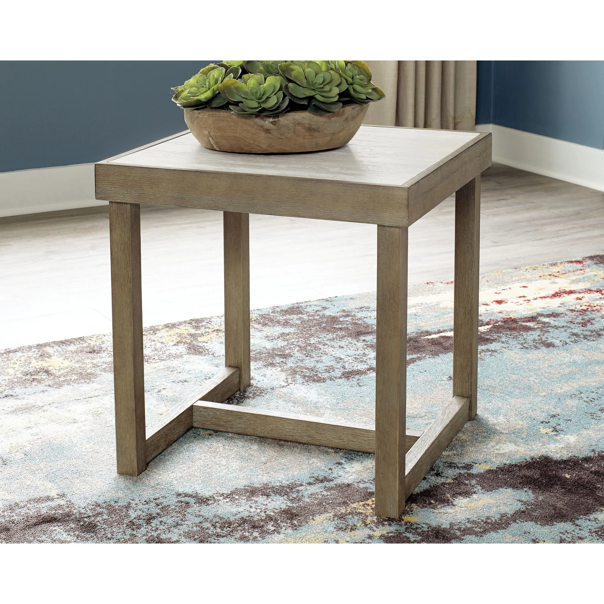 Challene Square End Table - Image 2