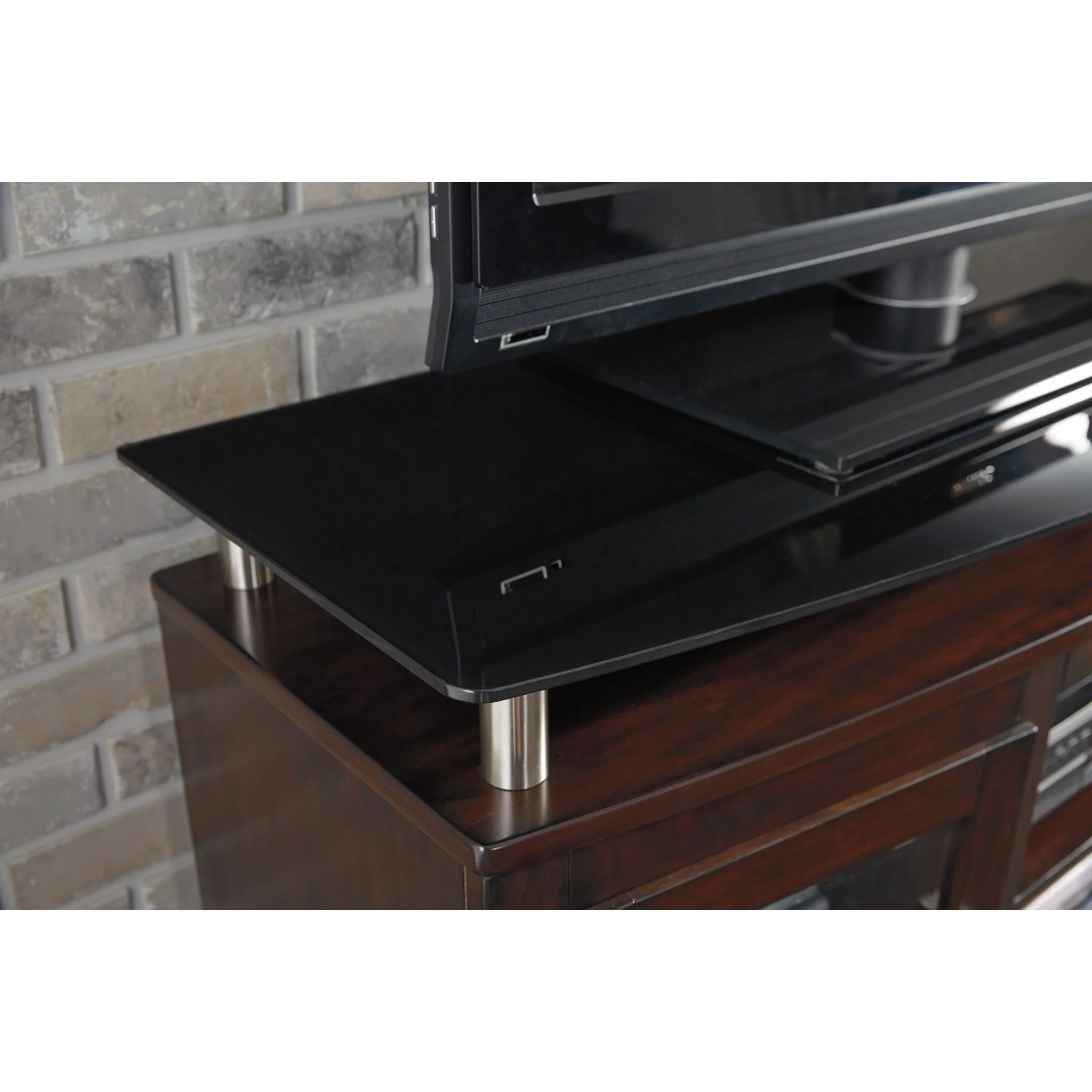 Chanceen TV Stand with Fireplace - Image 3
