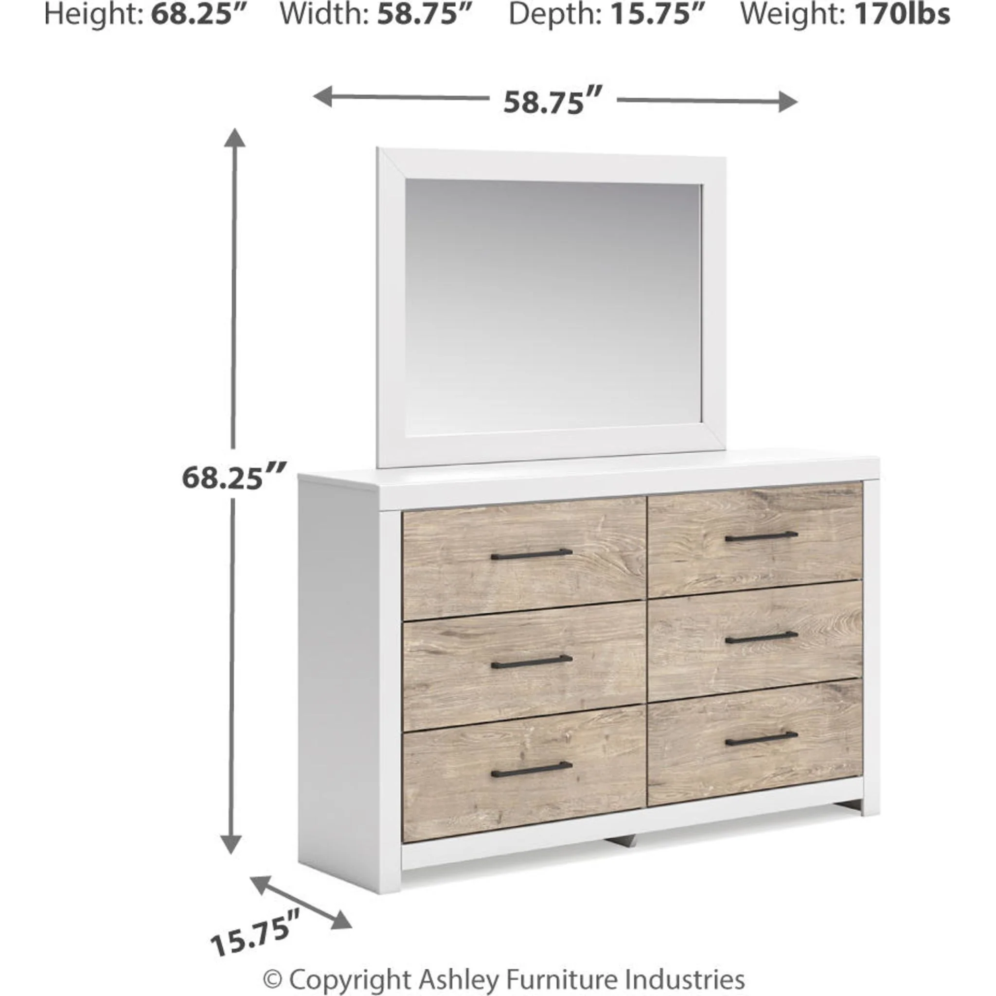 Charbitt 5 Piece Full Panel Bedroom - Image 8