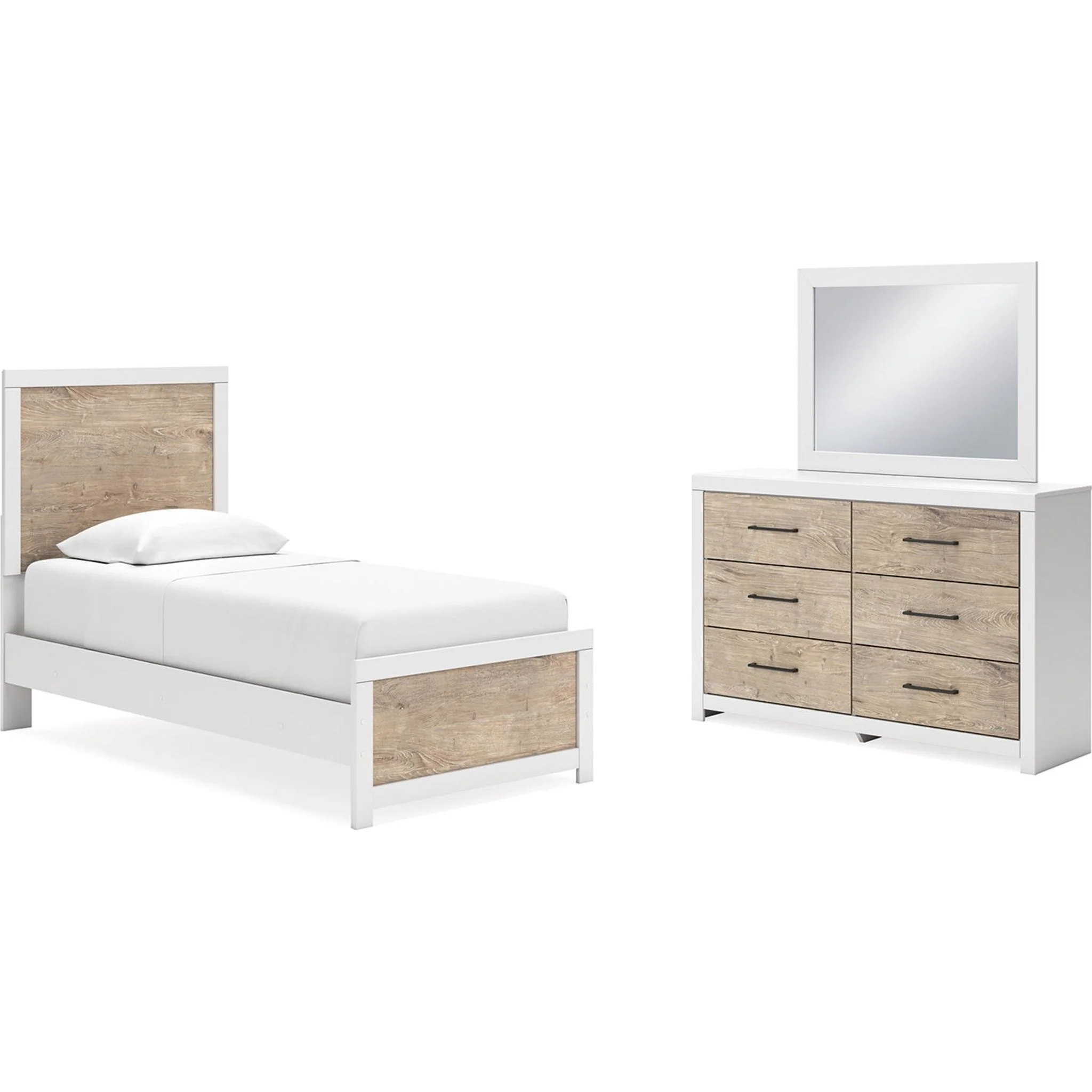 Charbitt 5 Piece Twin Panel Bedroom - Image 3