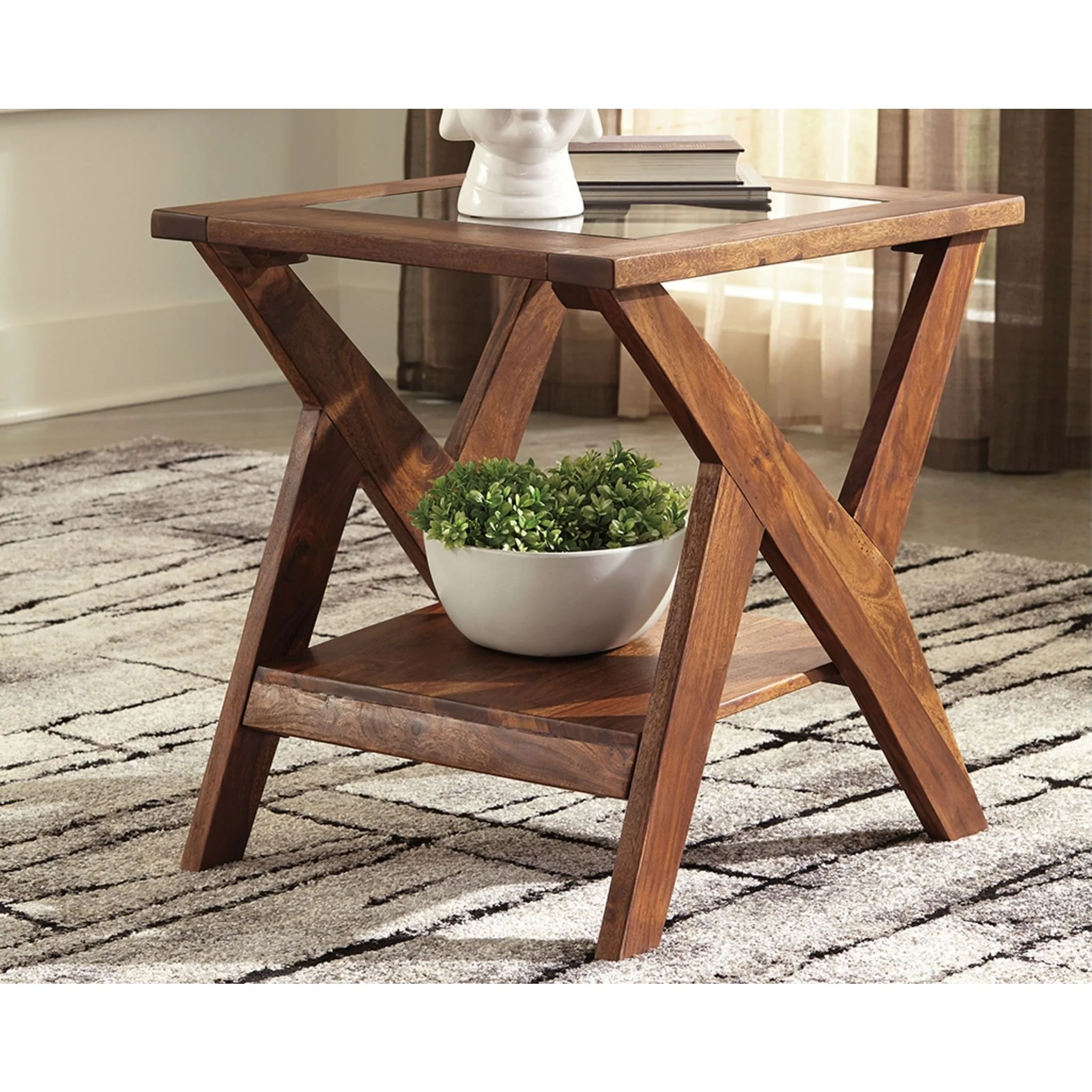 Charzine Rectangle End Table - Image 2