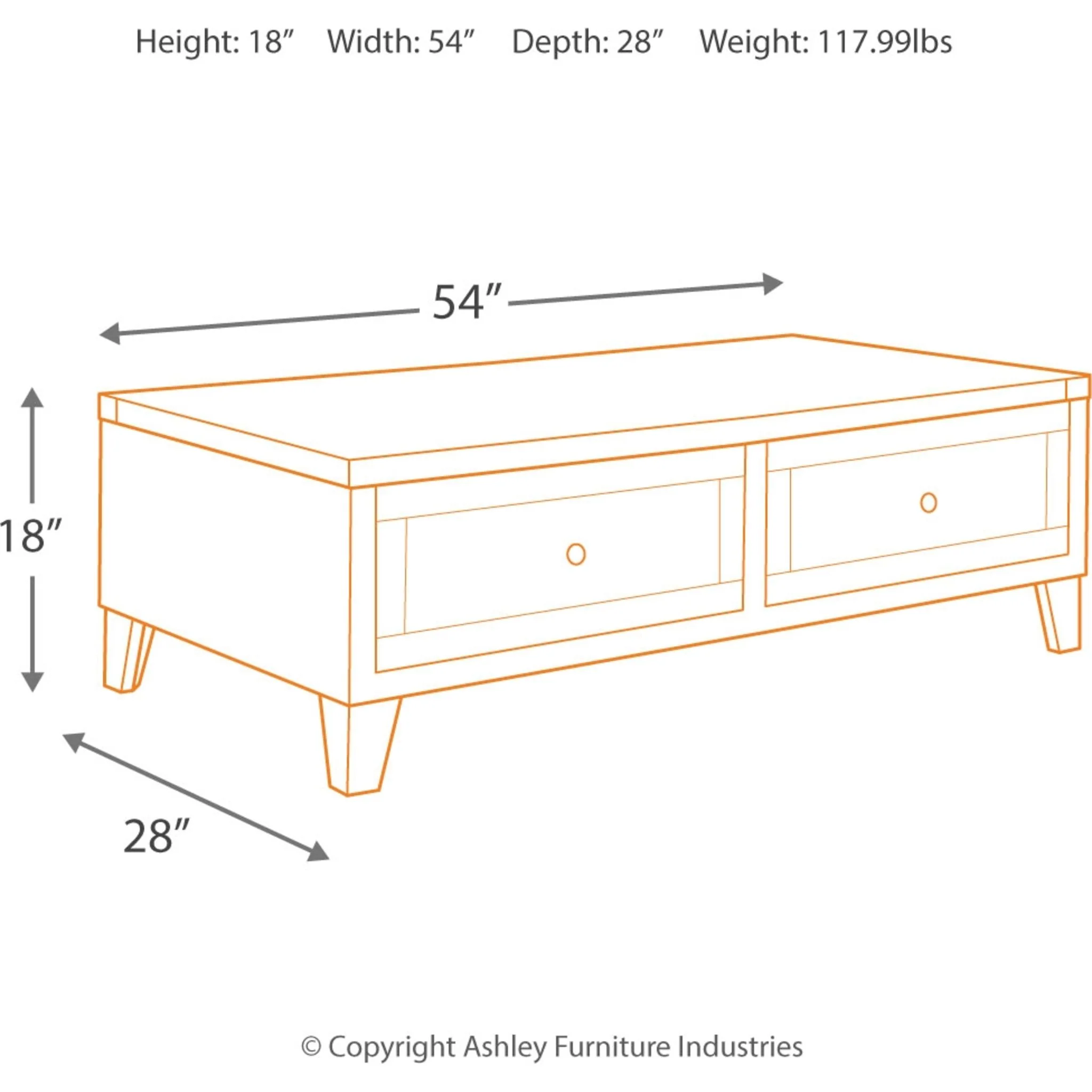 Chazney Coffee Table with Lift Top - Image 3