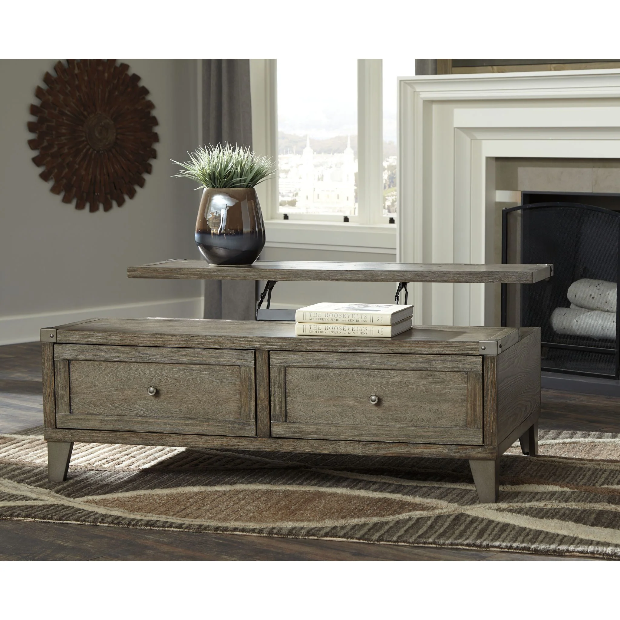 Chazney Coffee Table with Lift Top - Image 4