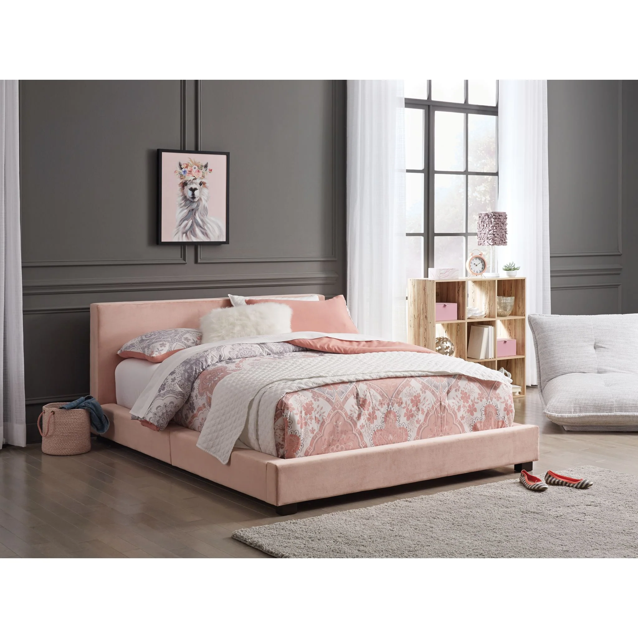 Chesani Upholstered Twin Bed - Image 2