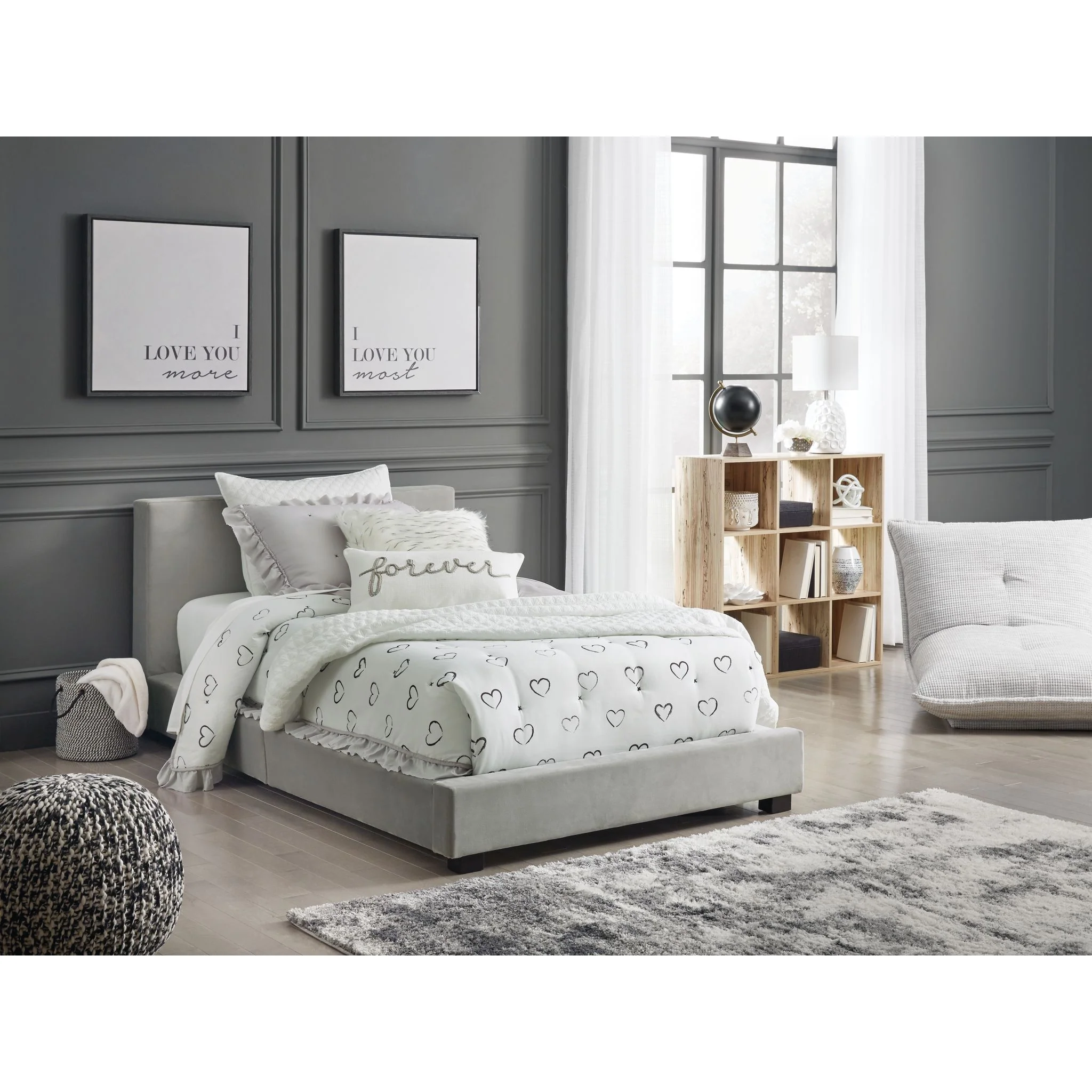 Chesani Upholstered Twin Bed - Image 2