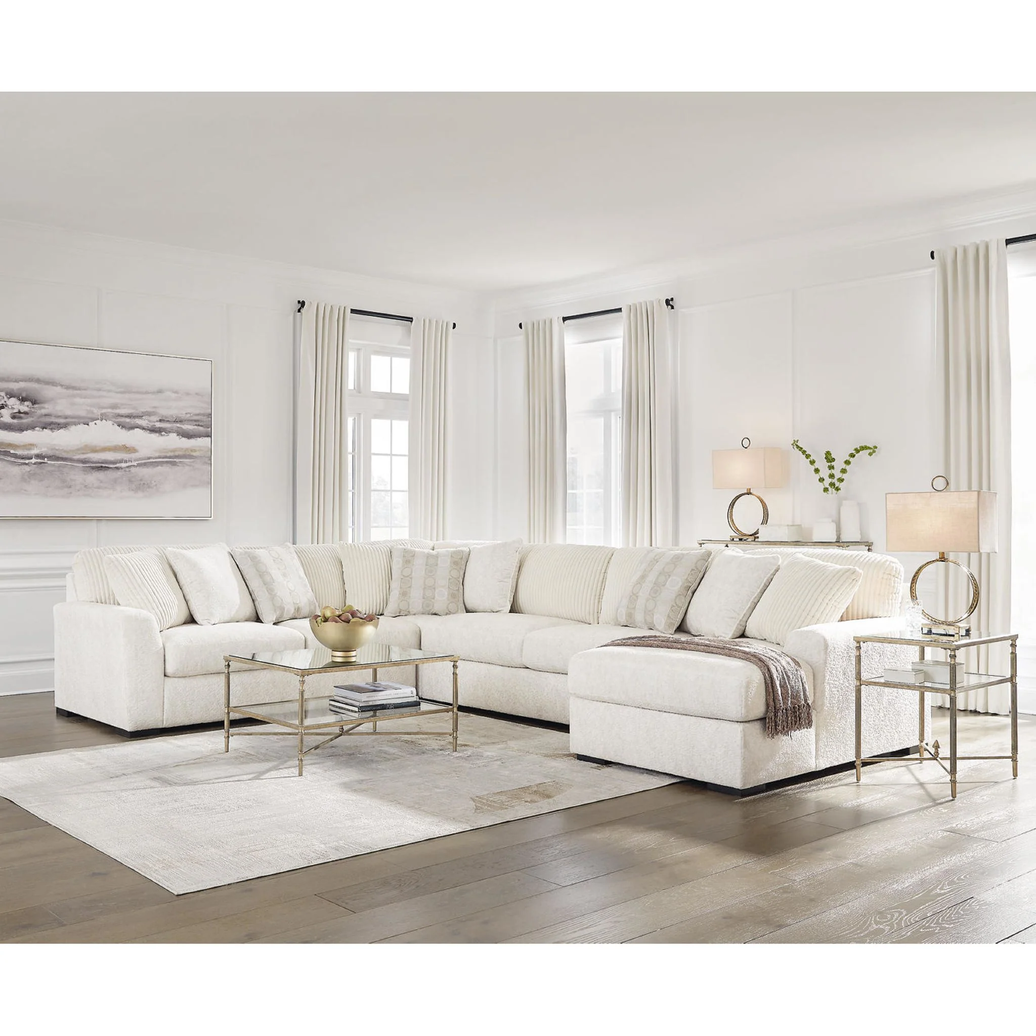 Chessington 4 Piece Sectional with Chaise - Image 3